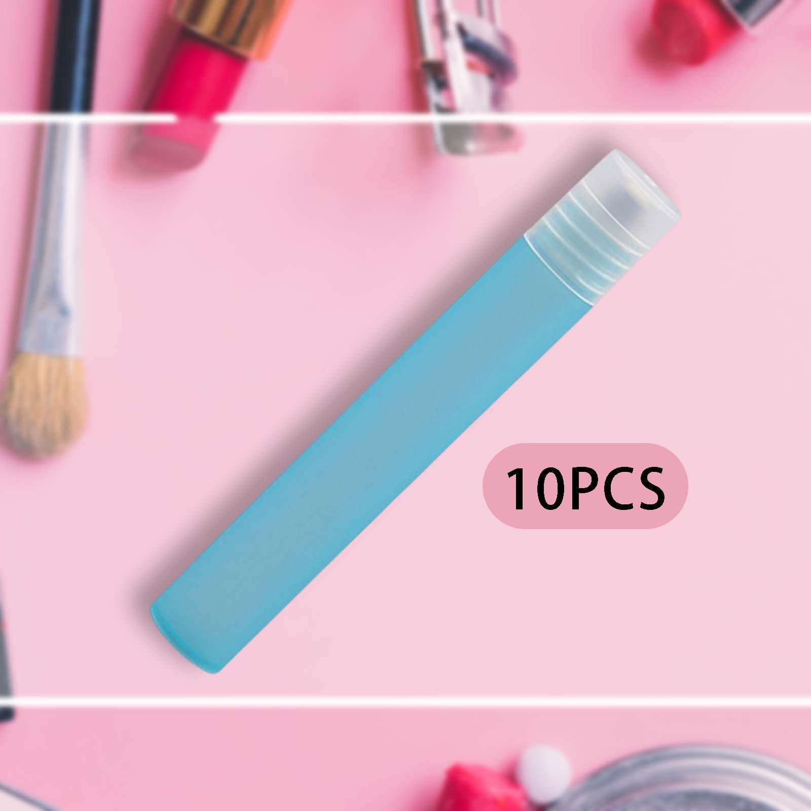 10 Count 10ml Plastic Essential Oil Roller Bottles Roll On Blue
