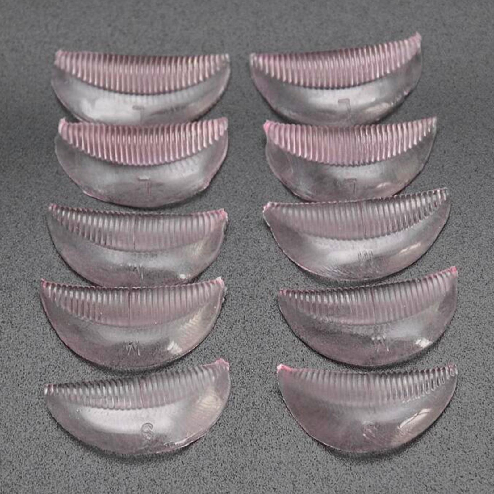 10 Piece Lashes Lifting Eyelash Perm Soft Silicone Pad for Eyelash Extension