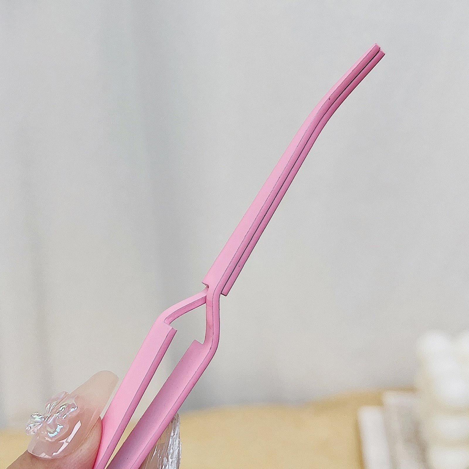 5xNail Art Tweezers Multifunction C Curve Nail Art Sculpting Tool for Salon