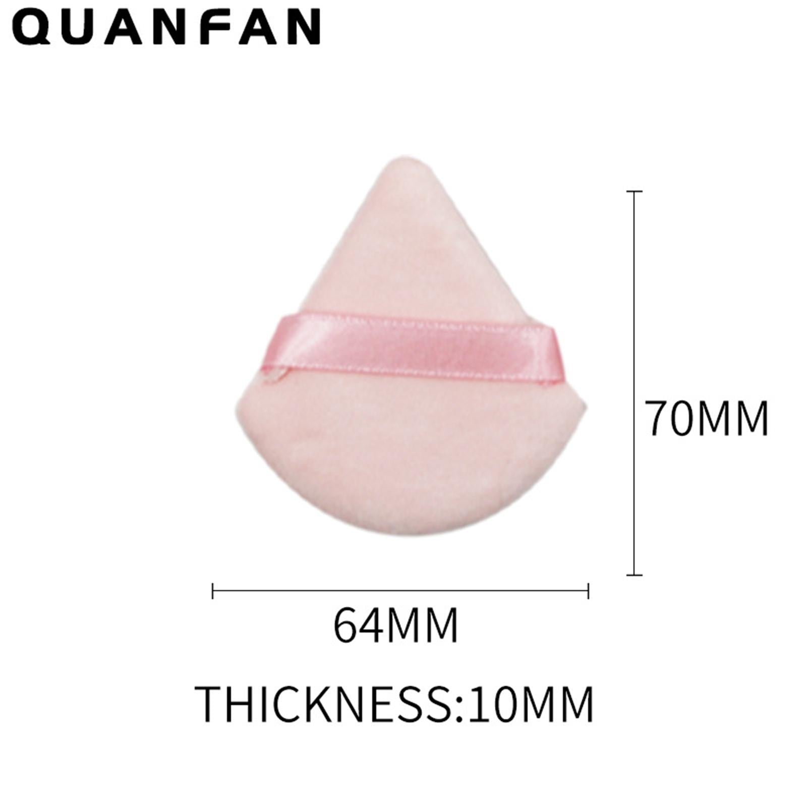 12 Pcs Triangle Powder Wedge Shape for Loose Powder Under Eyes Corners B