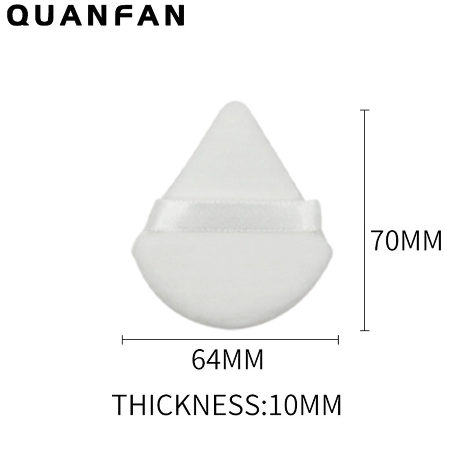 12 Pcs Triangle Powder Wedge Shape for Loose Powder Under Eyes Corners B