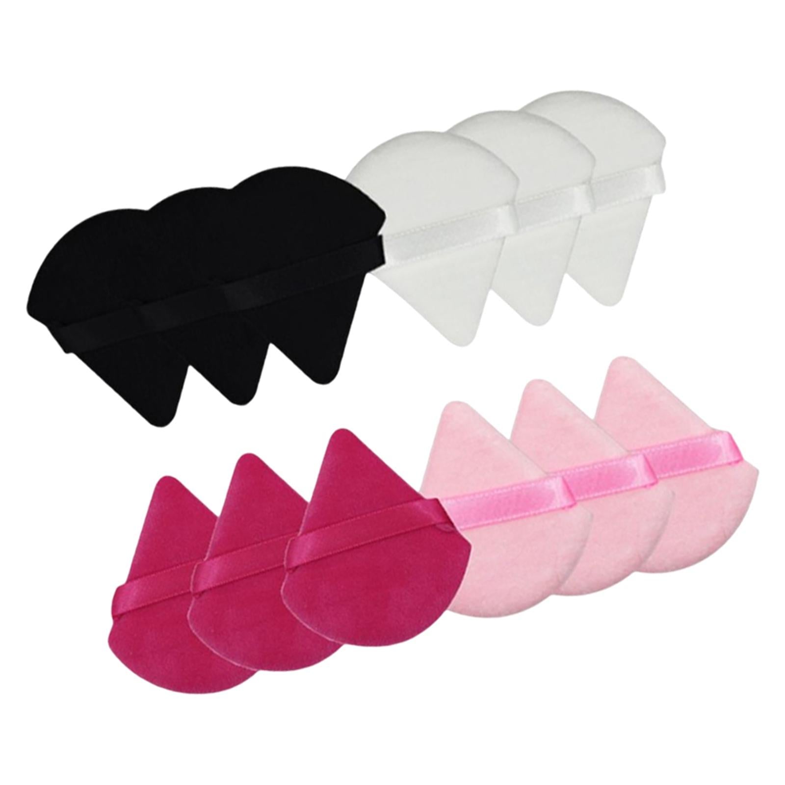 12 Pcs Triangle Powder Wedge Shape for Loose Powder Under Eyes Corners B