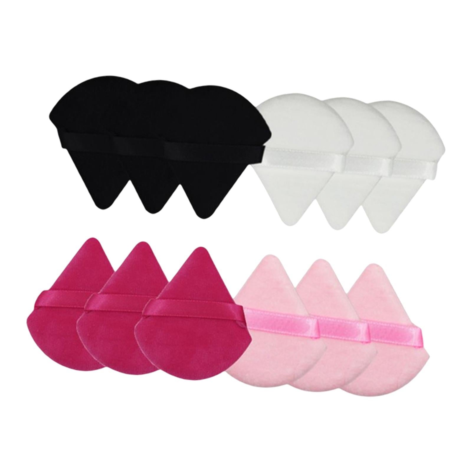 12 Pcs Triangle Powder Wedge Shape for Loose Powder Under Eyes Corners B