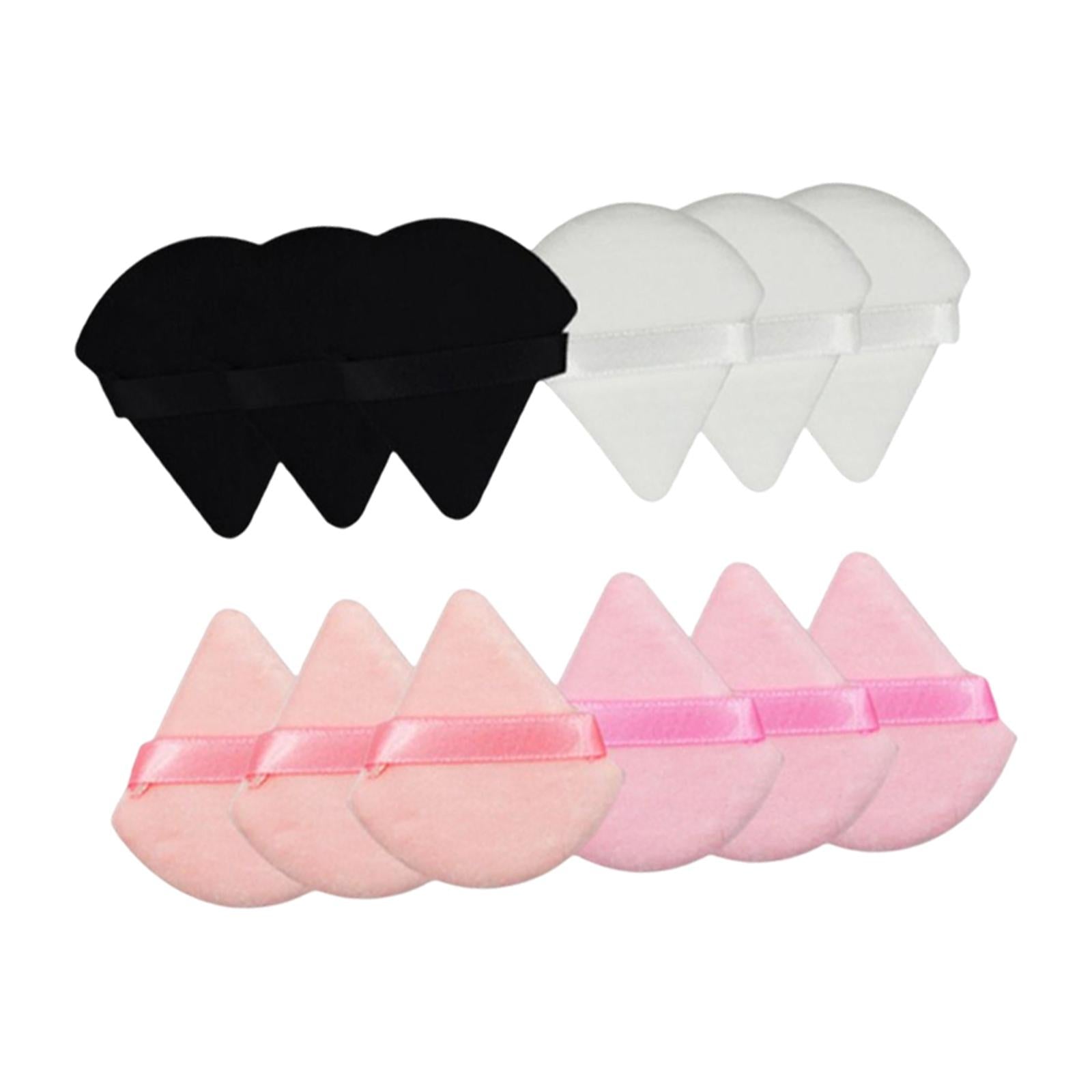12 Pcs Triangle Powder Wedge Shape for Loose Powder Under Eyes Corners C