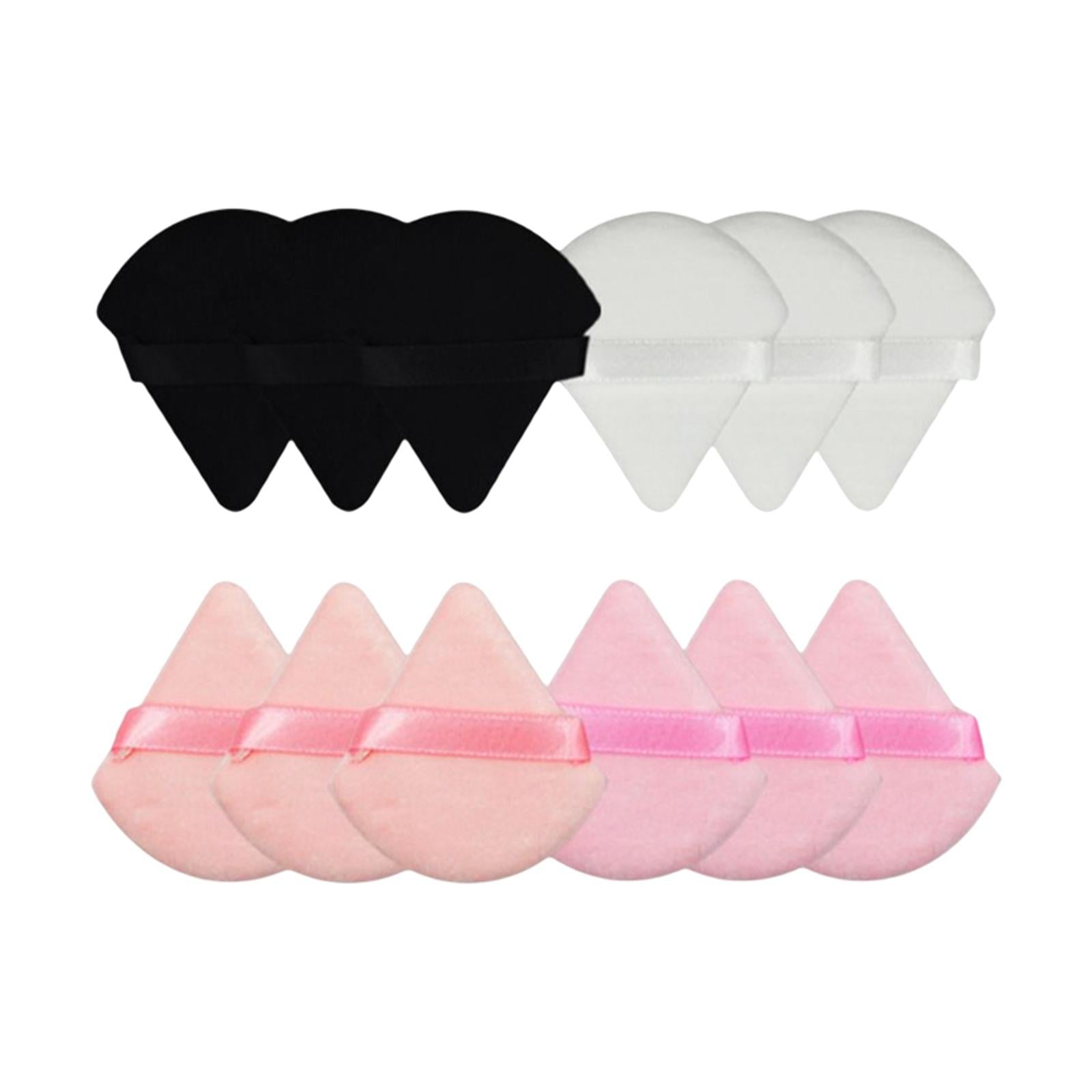 12 Pcs Triangle Powder Wedge Shape for Loose Powder Under Eyes Corners C