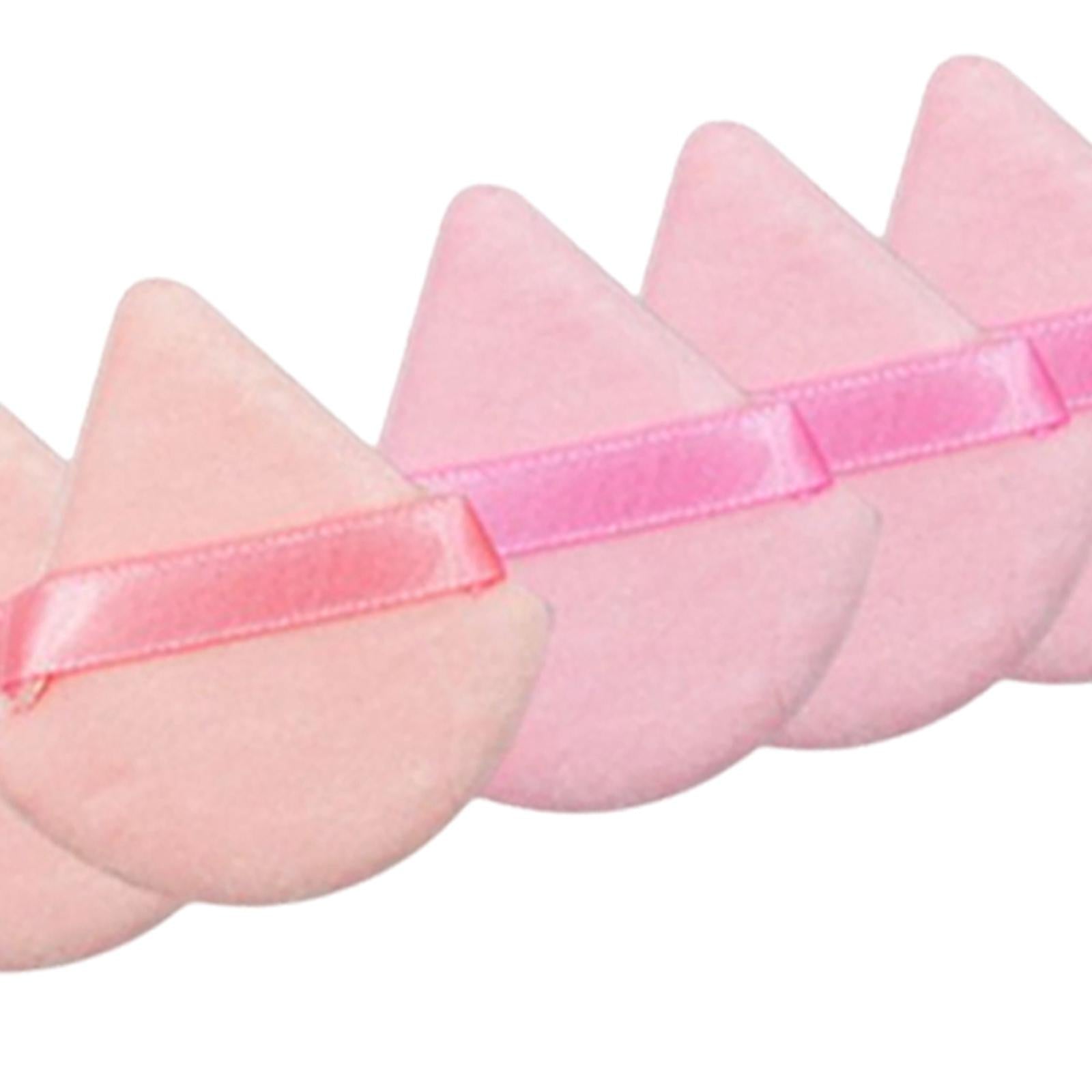 12 Pcs Triangle Powder Wedge Shape for Loose Powder Under Eyes Corners C
