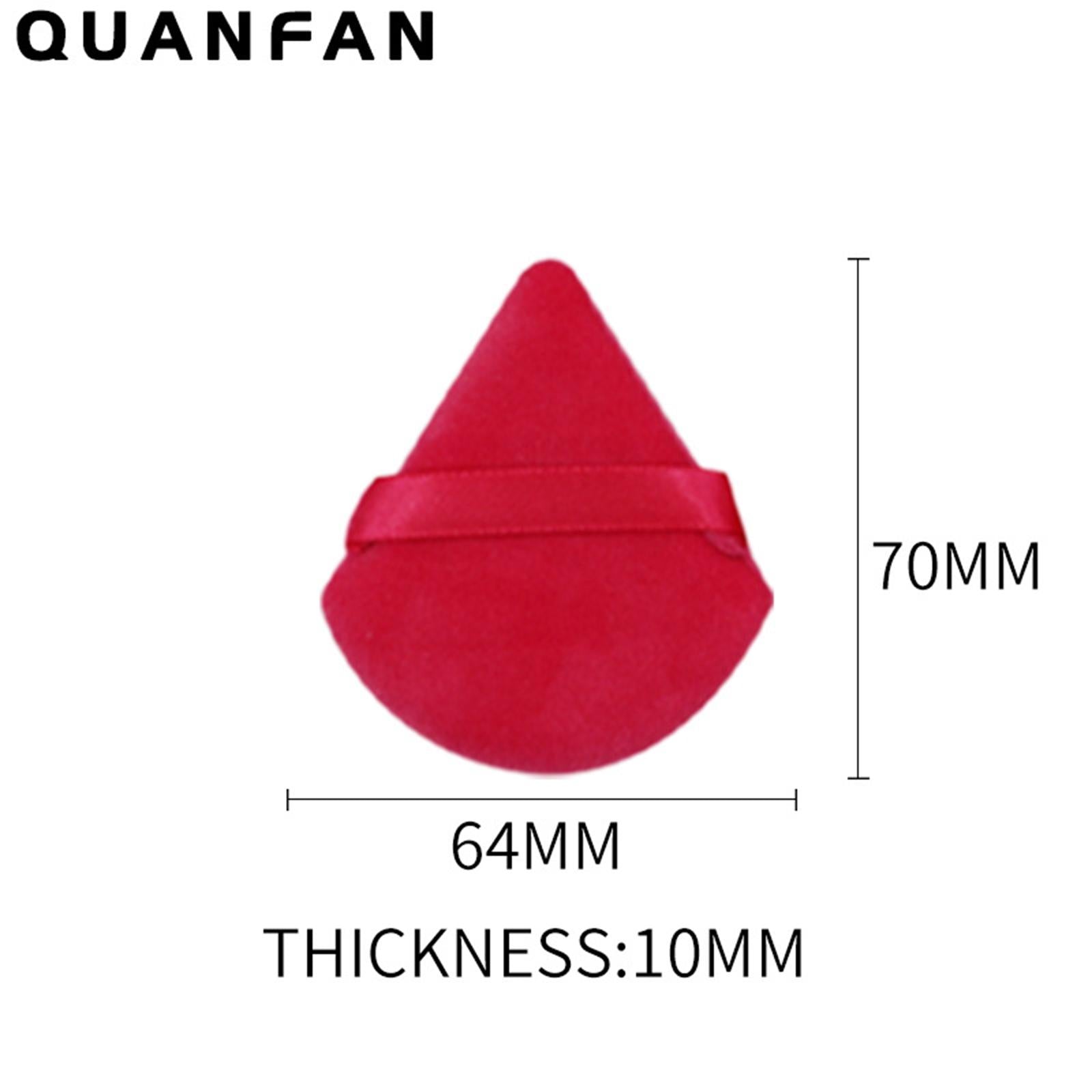12 Pcs Triangle Powder Wedge Shape for Loose Powder Under Eyes Corners D