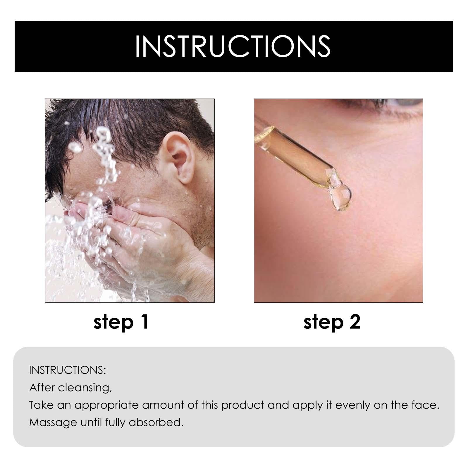 2x10ml Face Lift Serum Essence Tightening for Chin Contouring Reduce Fine Line