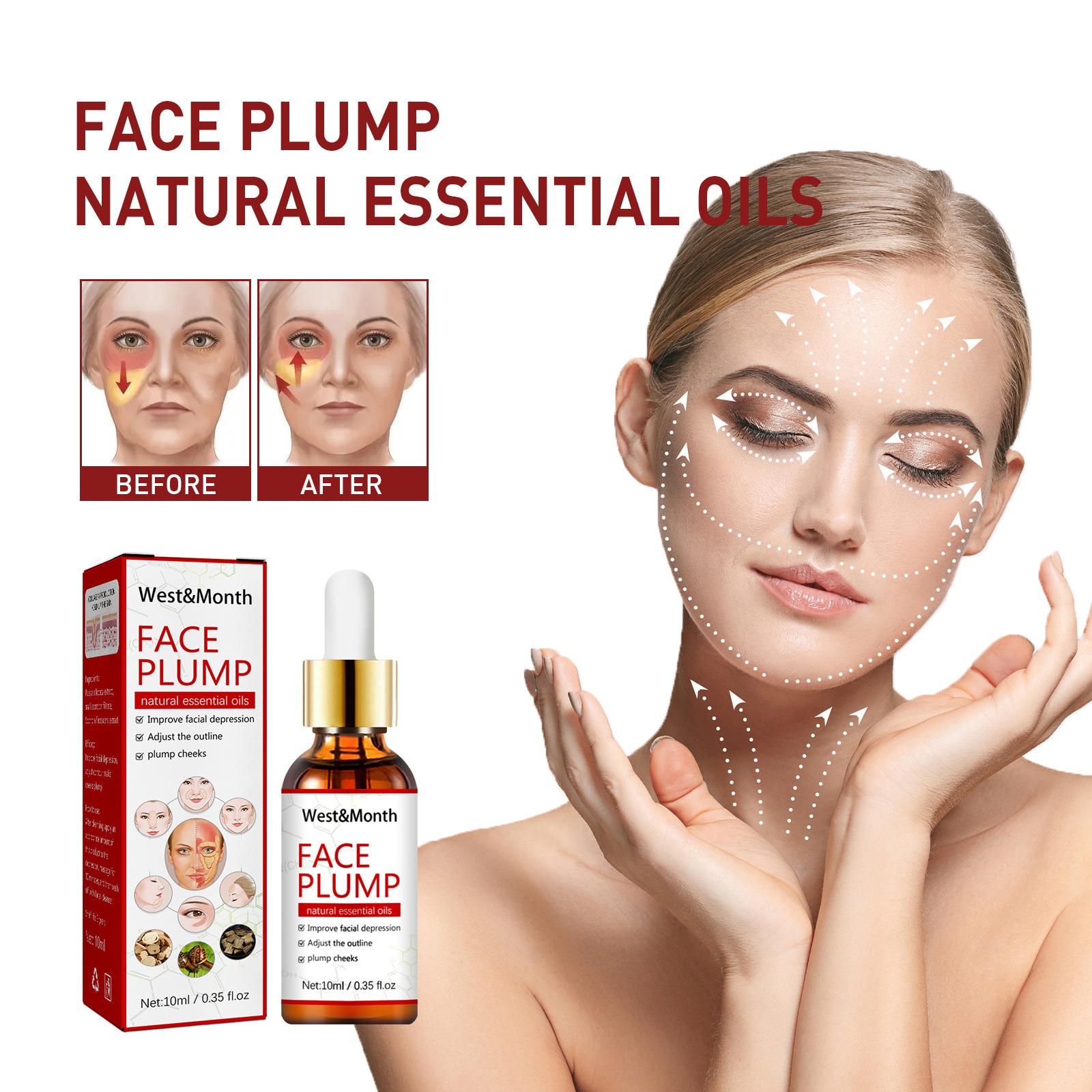 4xFace Serum Plumping Firming Lighten Fine Lines Face Lifting Skin Care