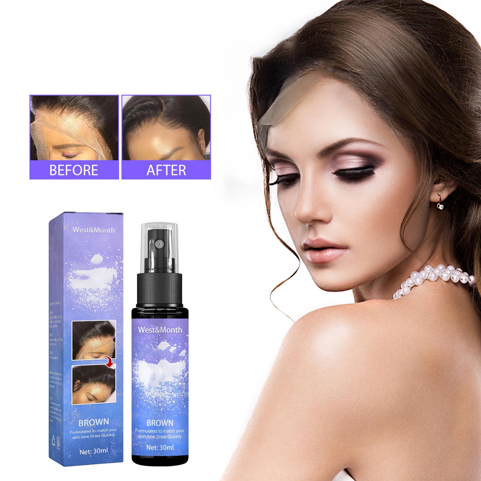 3xLace Tint Spray Natural Look Quick 30ml Matching Skin Tones for Wigs