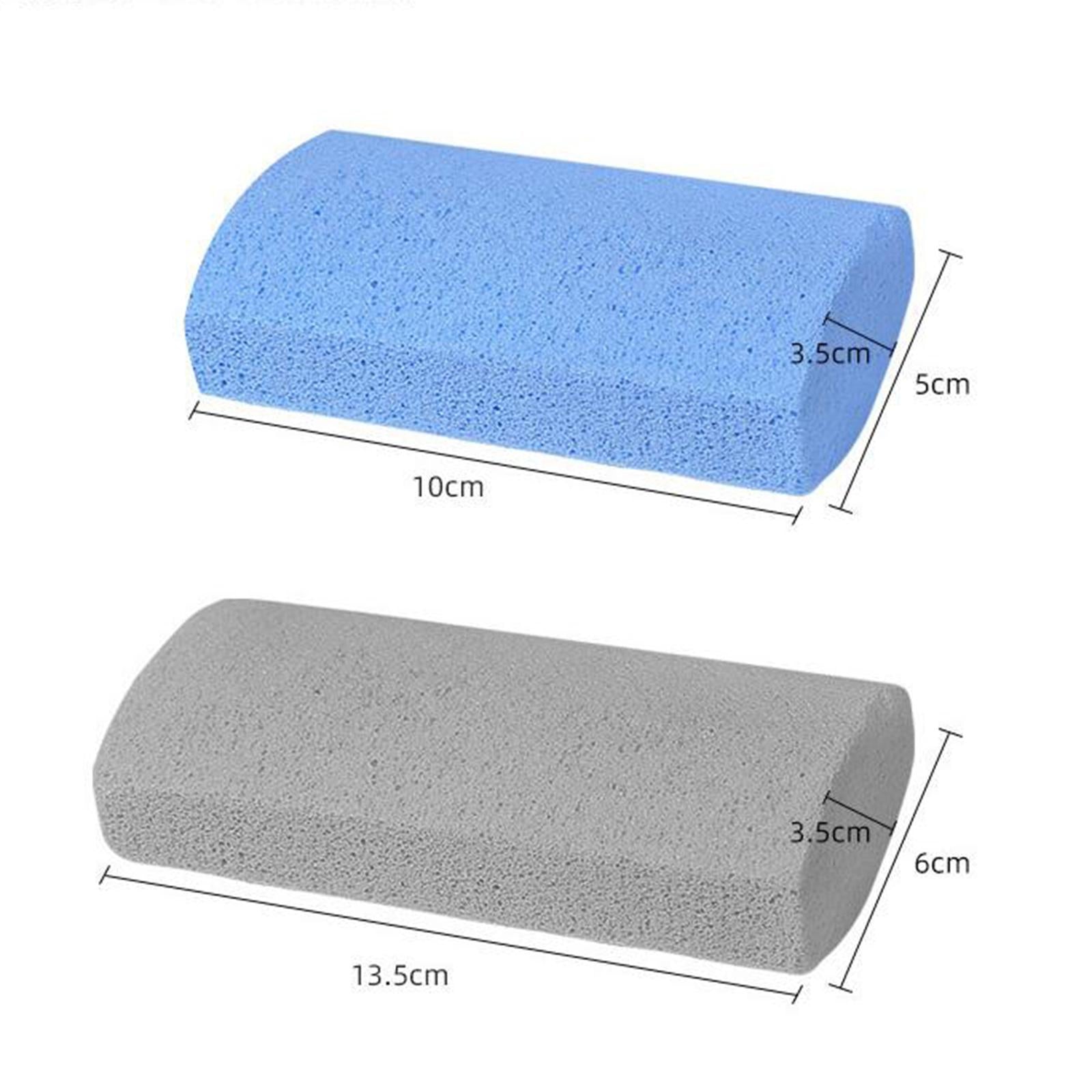 2xCuboid Foot Pumice Stones Double Sided for Dead Hard Skin Feet Care Blue S