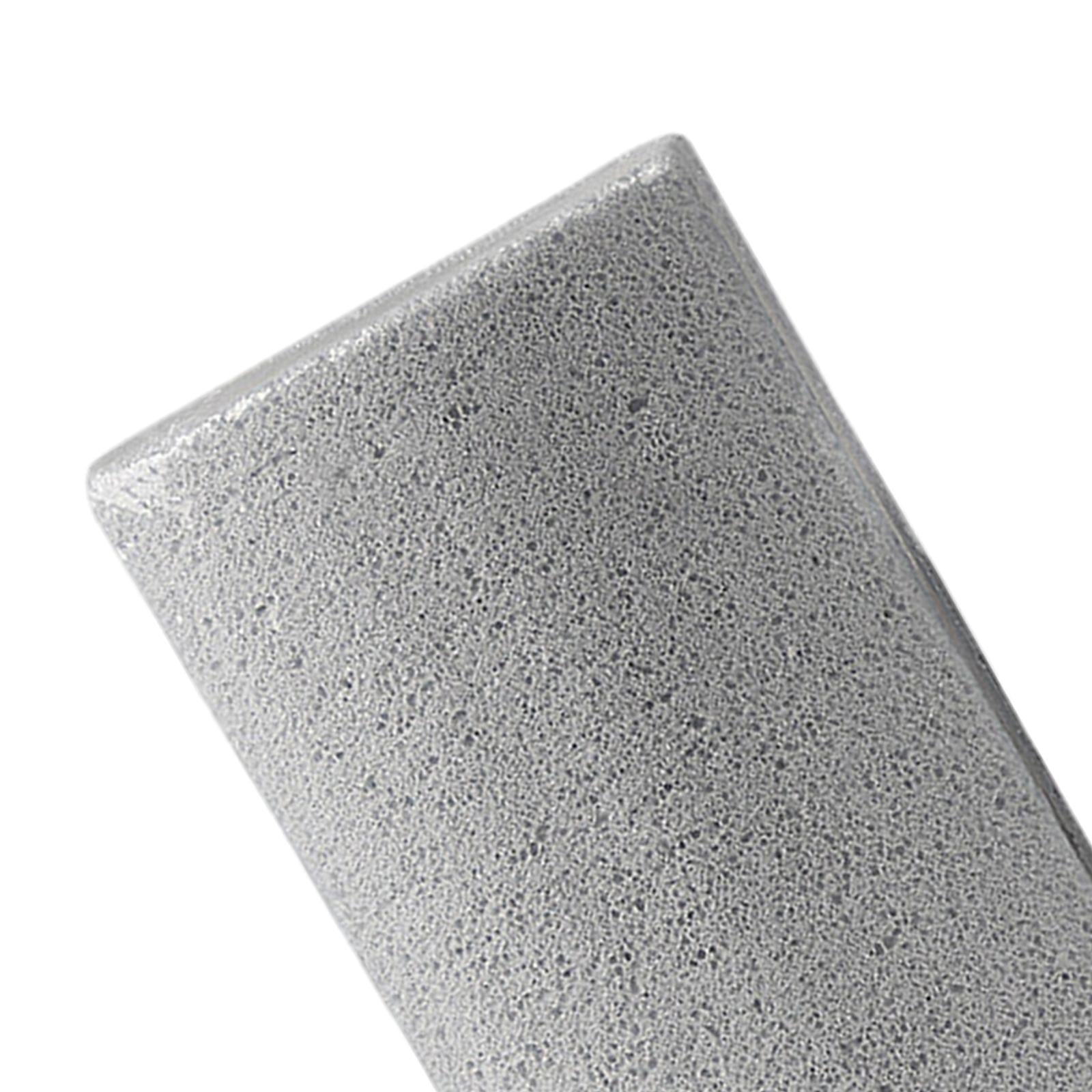 2xCuboid Foot Pumice Stones Double Sided for Dead Hard Skin Feet Care Grey L
