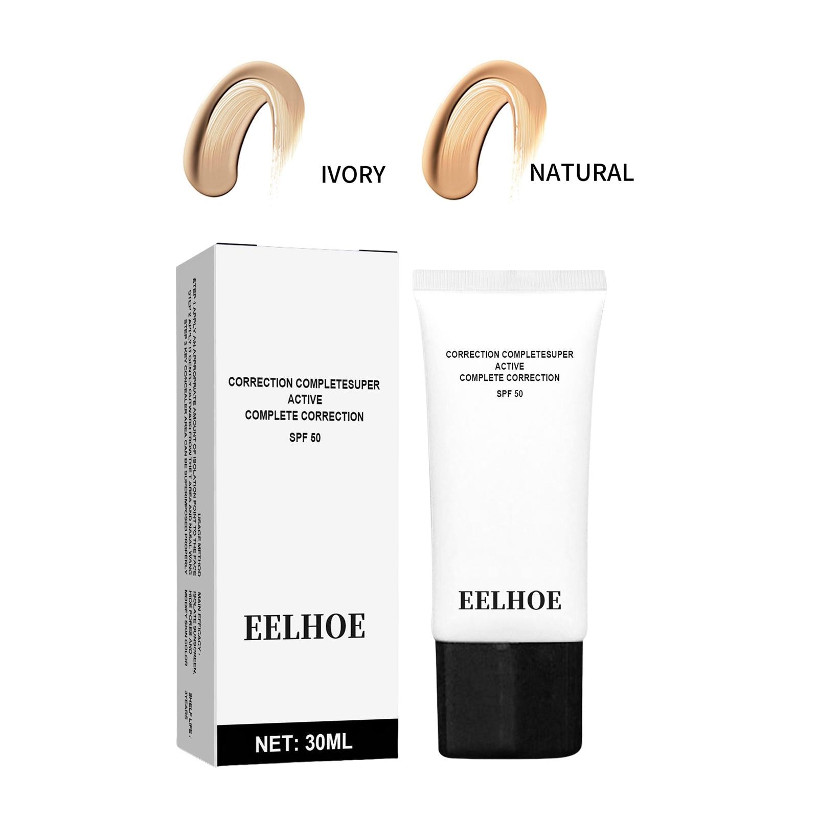 3xcc Cream Waterproof Light Weight Base Primer Long Lasting Moisturizing White