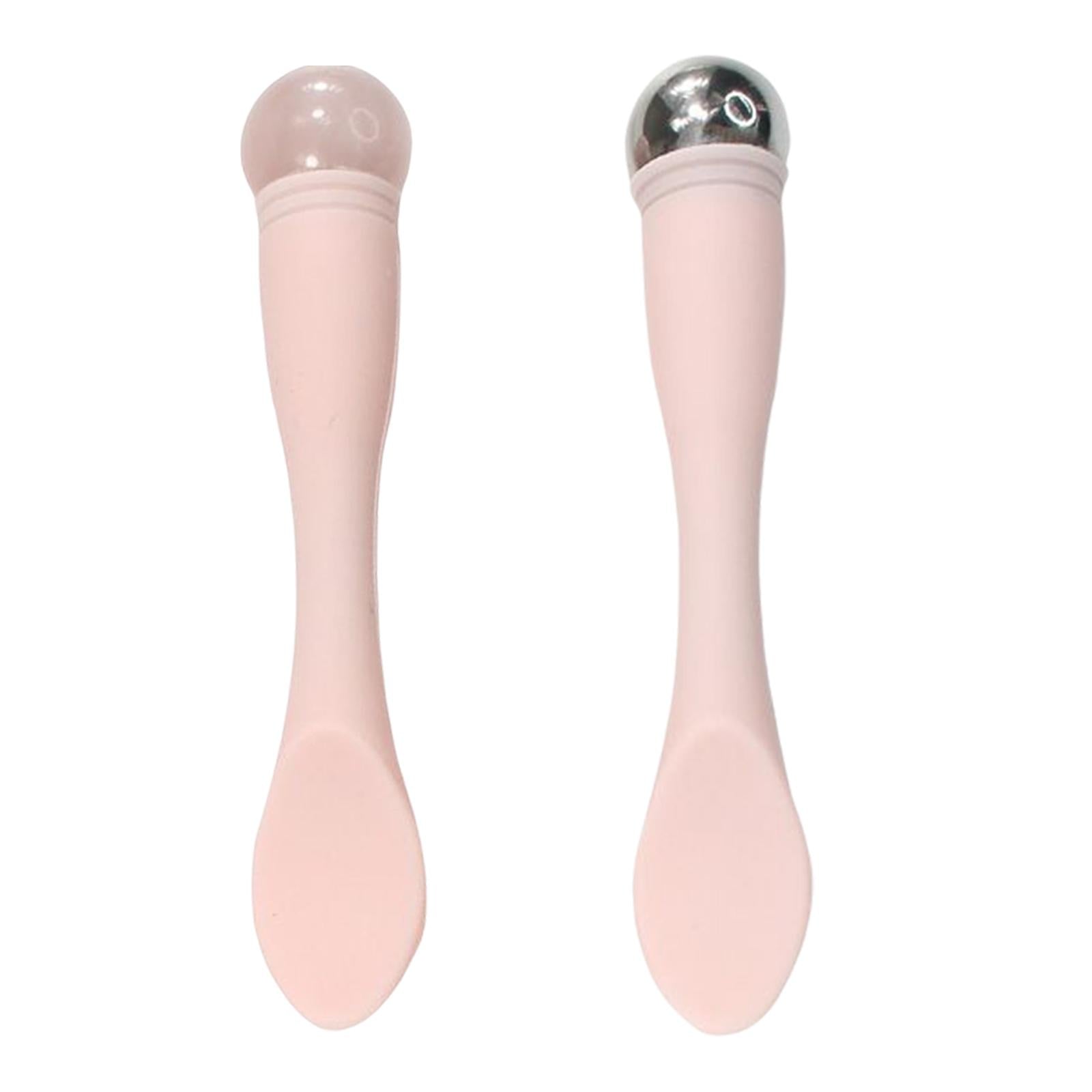 3xMini Portable Eye Cream Applicator Eye Serum Roller Ball Massager Anti Aging Jade Stone
