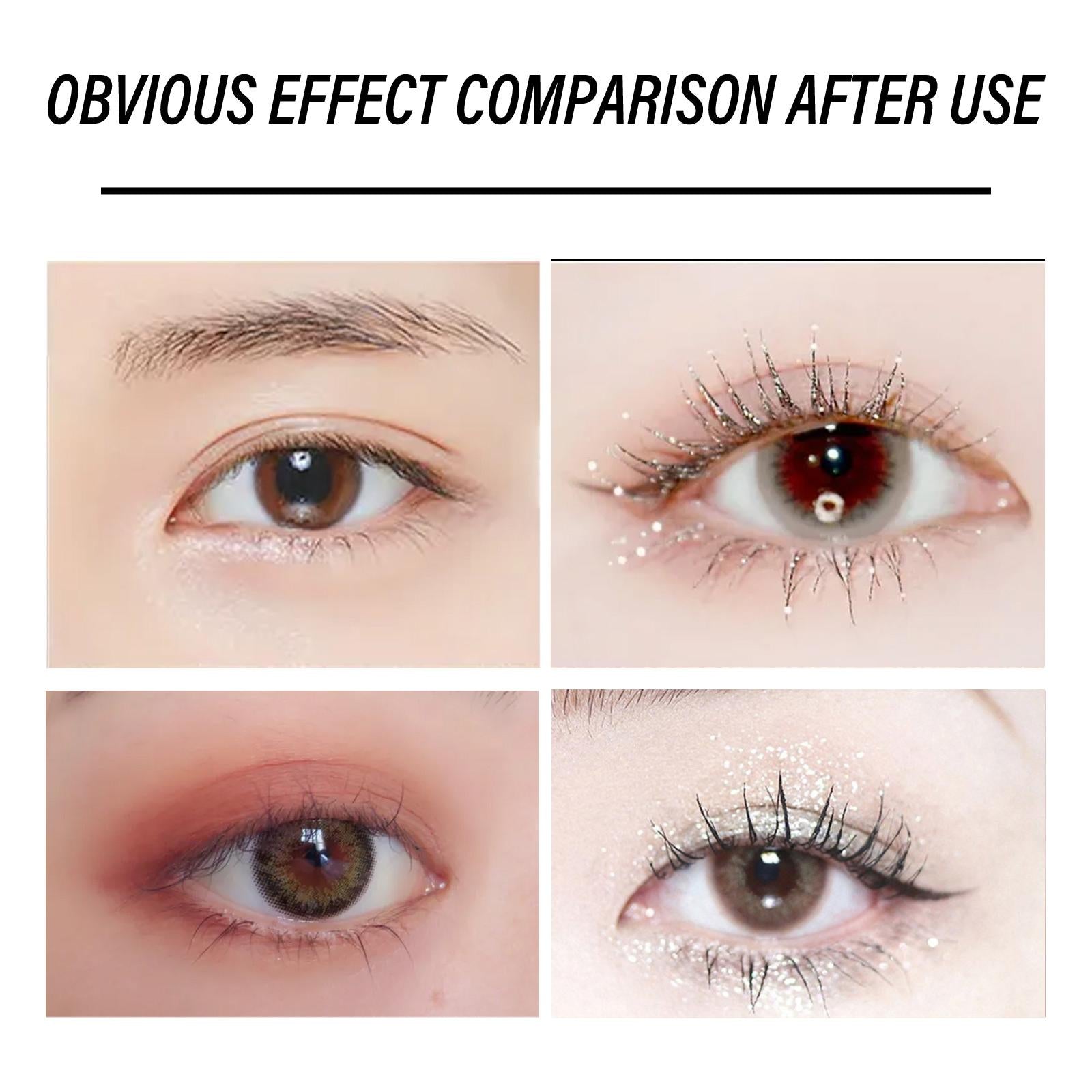 3xSparkling Diamond Glitter Mascara Easy to Remove Waterproof for Parties