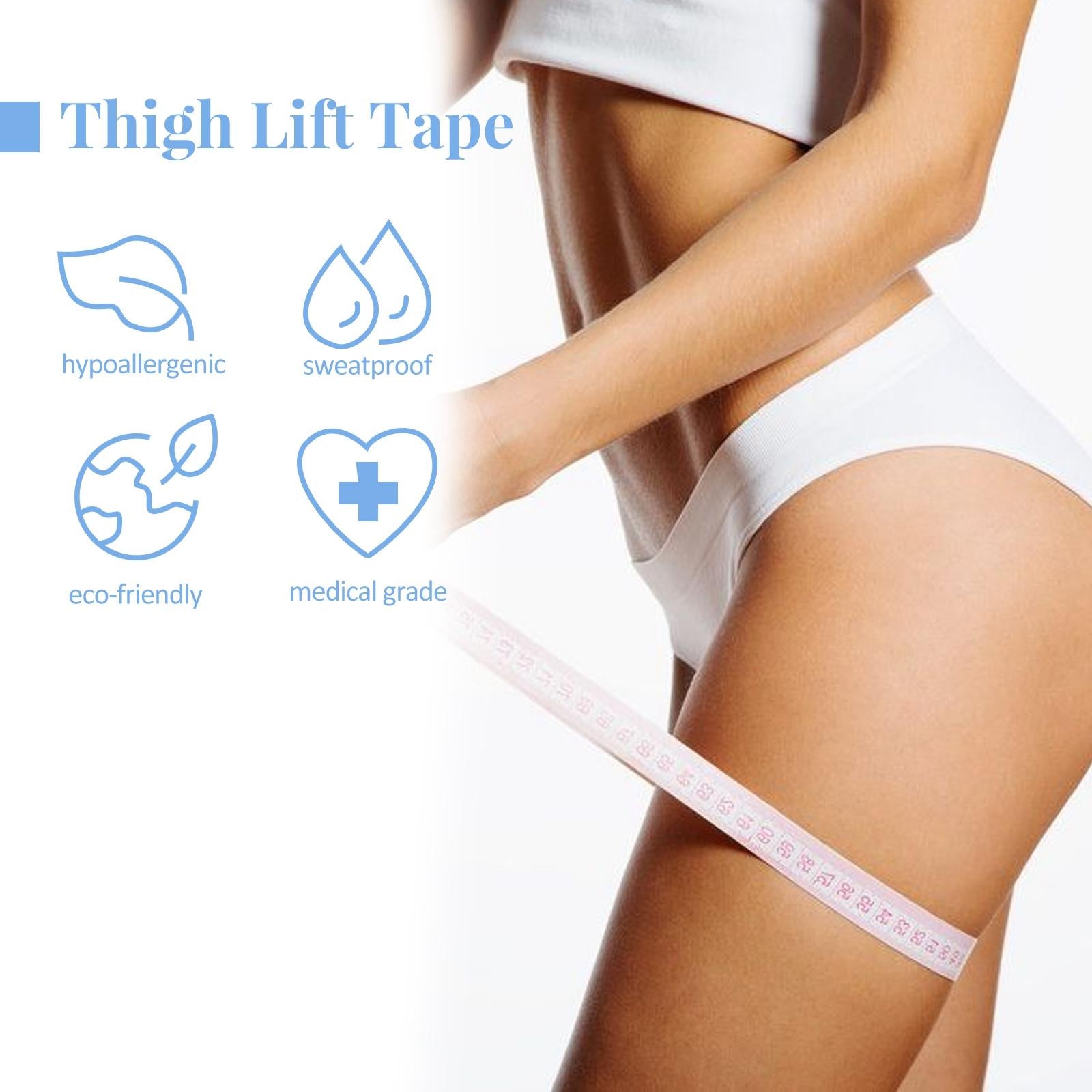 2x10Pcs Thigh Lift Tape Instantly Lift Smooths Wrinkles Anti Chafing