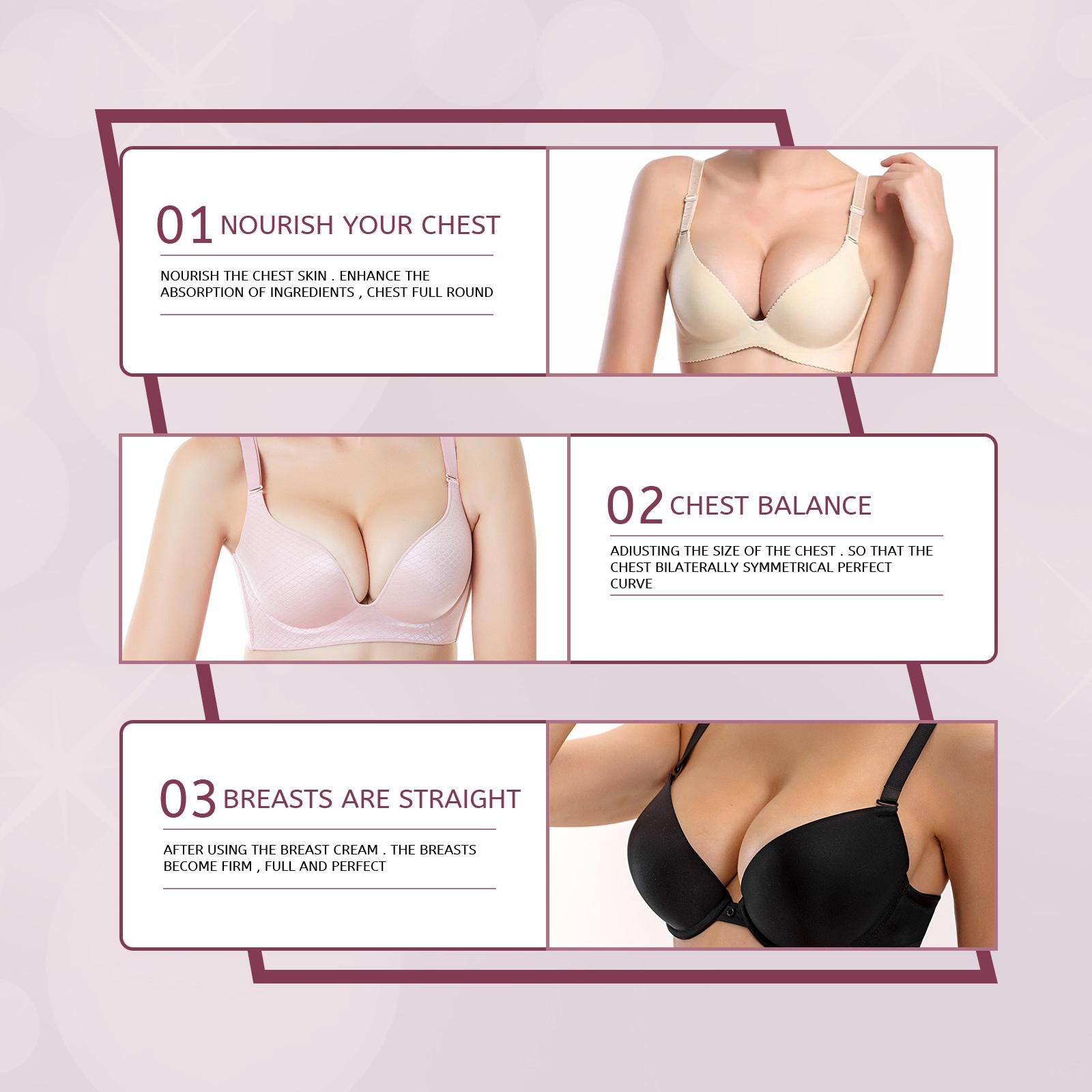 4x50G Breast Enhancement Cream to Lift Elasticity Women Curves Female