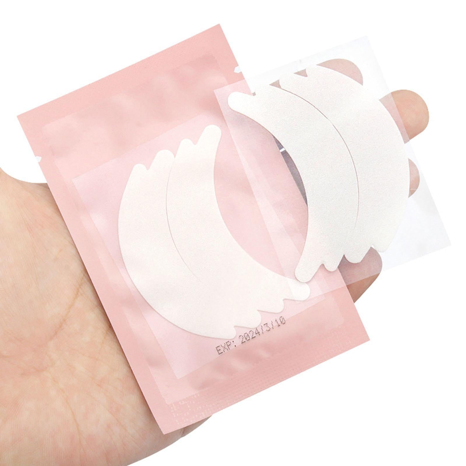 20 Pieces Premium Lash extension Under Eye Pads Eye Mask beauty Pink