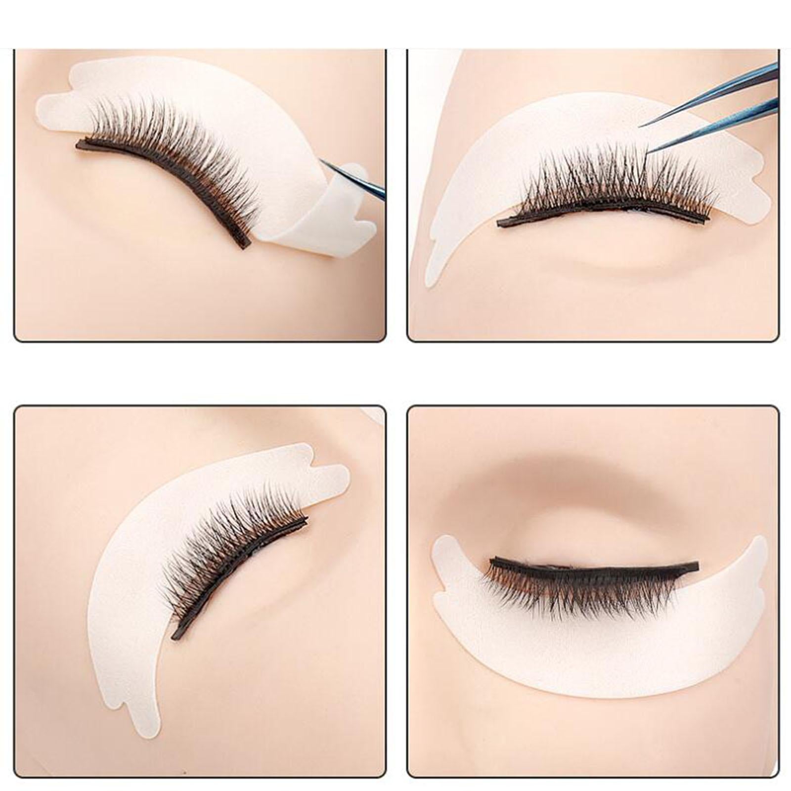 20 Pieces Premium Lash extension Under Eye Pads Eye Mask beauty Pink