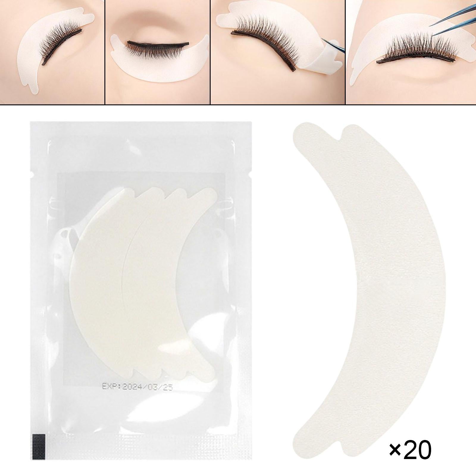 20 Pieces Premium Lash extension Under Eye Pads Eye Mask beauty Clea