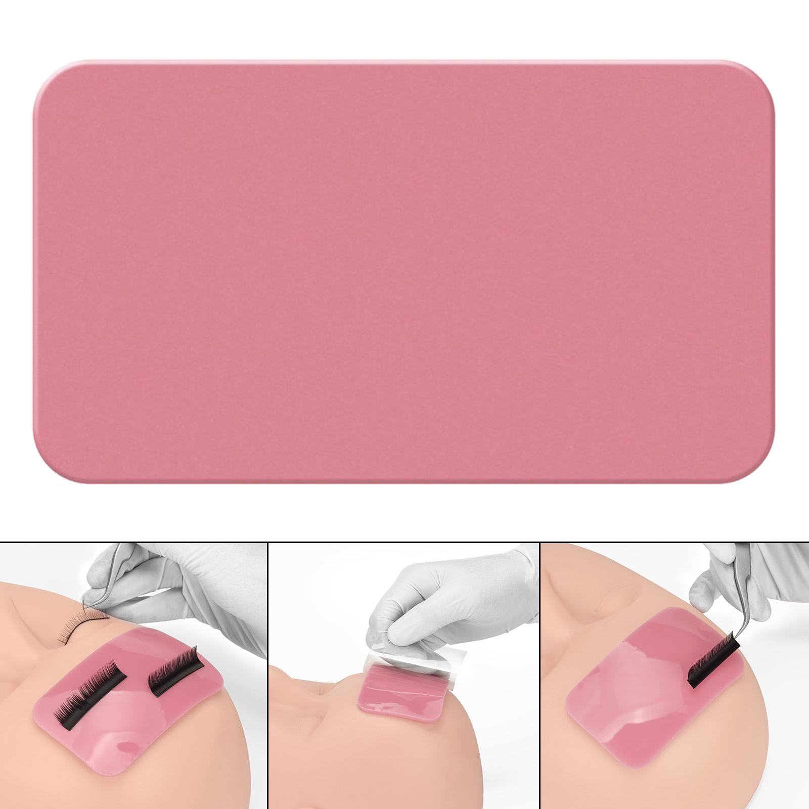 2xSilicone Eyelash Extension Pad Pallet for Loose Lash Eyelash Adhesive