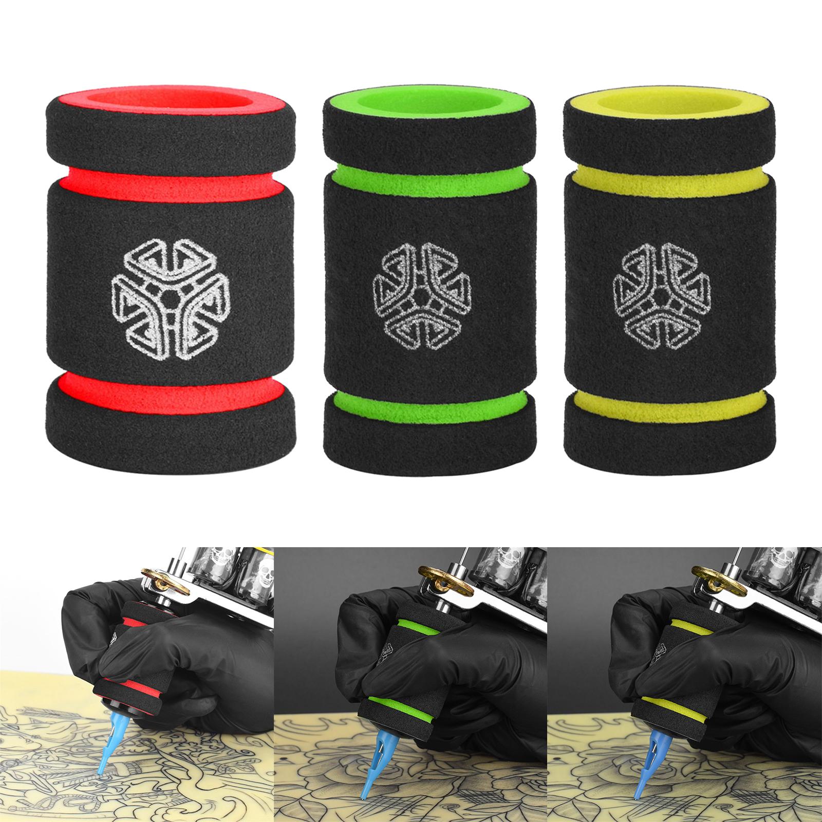 2x22mm Tattoo Grip Cover for 1inch Tattoo Tube Grips Wrap Tattoo Pen Cover Red