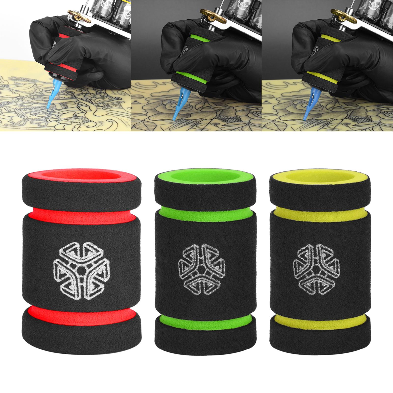 4x22mm Tattoo Grip Cover for 1inch Tattoo Tube Grips Wrap Tattoo Pen Cover Red