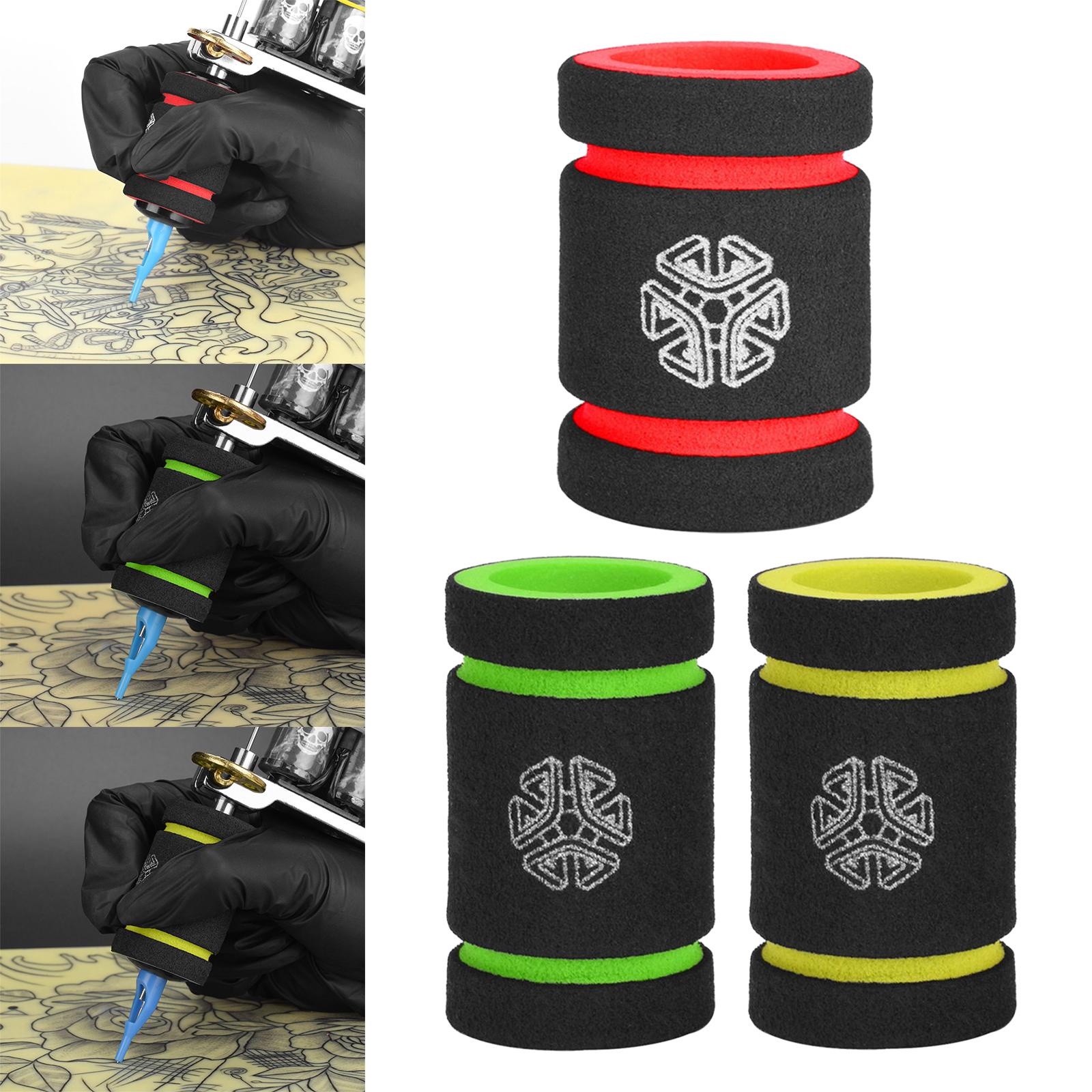 3x22mm Tattoo Grip Cover for 1inch Tattoo Tube Grips Wrap Tattoo Pen Cover Red