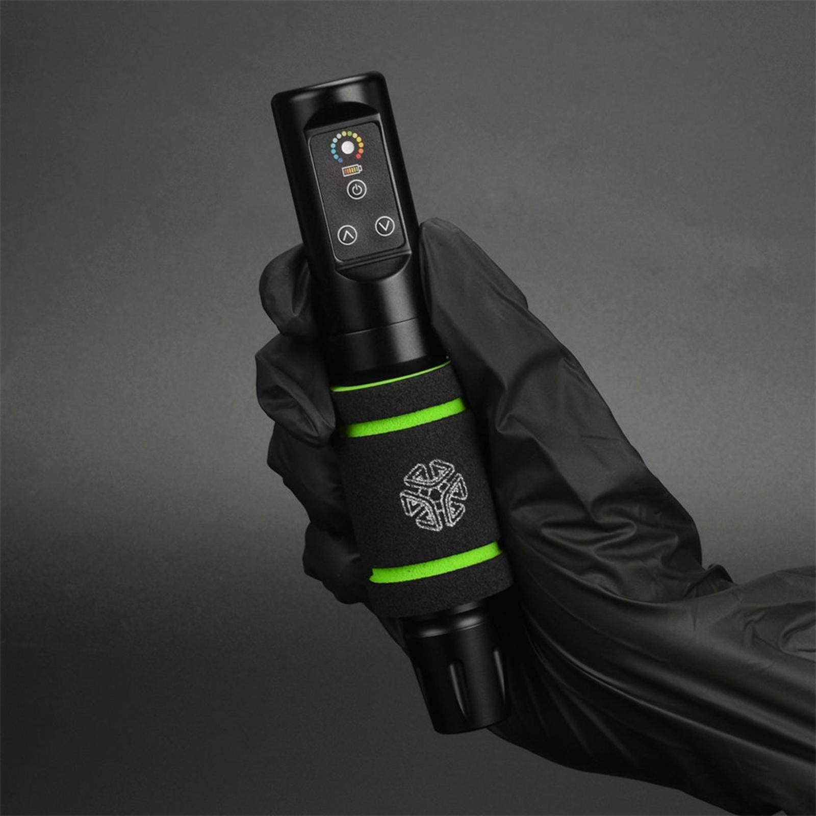 4x22mm Tattoo Grip Cover for 1inch Tattoo Tube Grips Wrap Tattoo Pen Cover Green