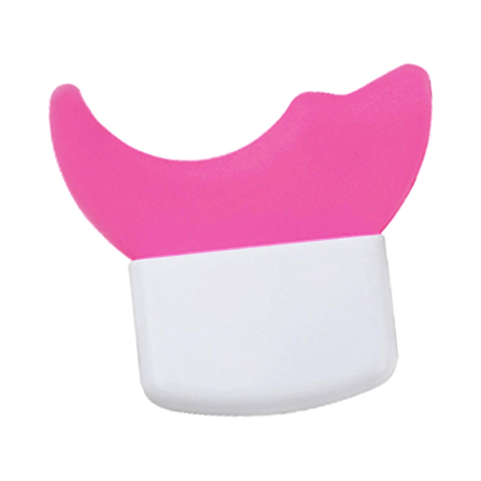 3xMultifunctional Eye Makeup Aids for Makeup Eyelash Grooming Comb Women Red