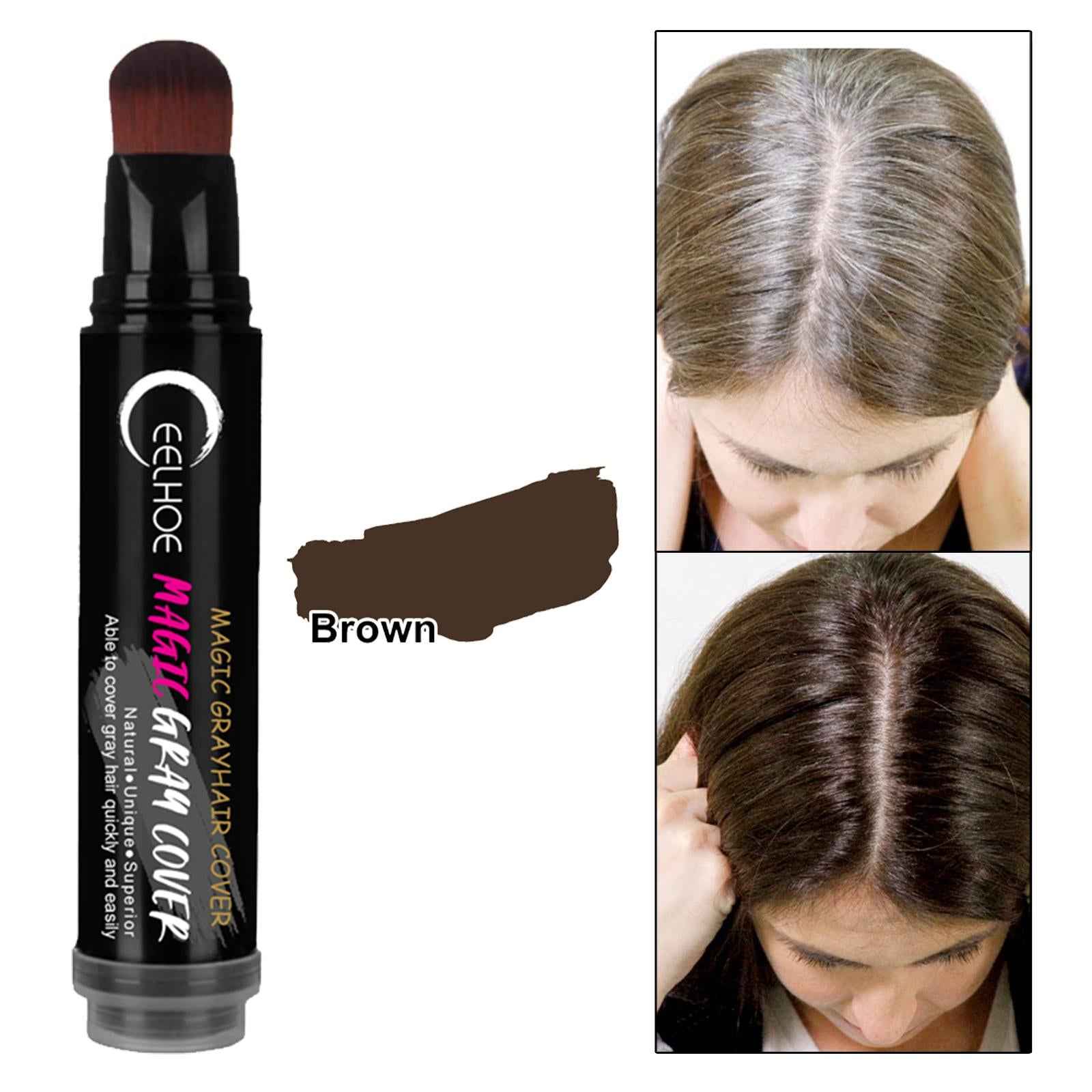 20ml Disposable Hair Dye Stick Grey Hair Dye Brush Pens Light Weight Instant Coffee