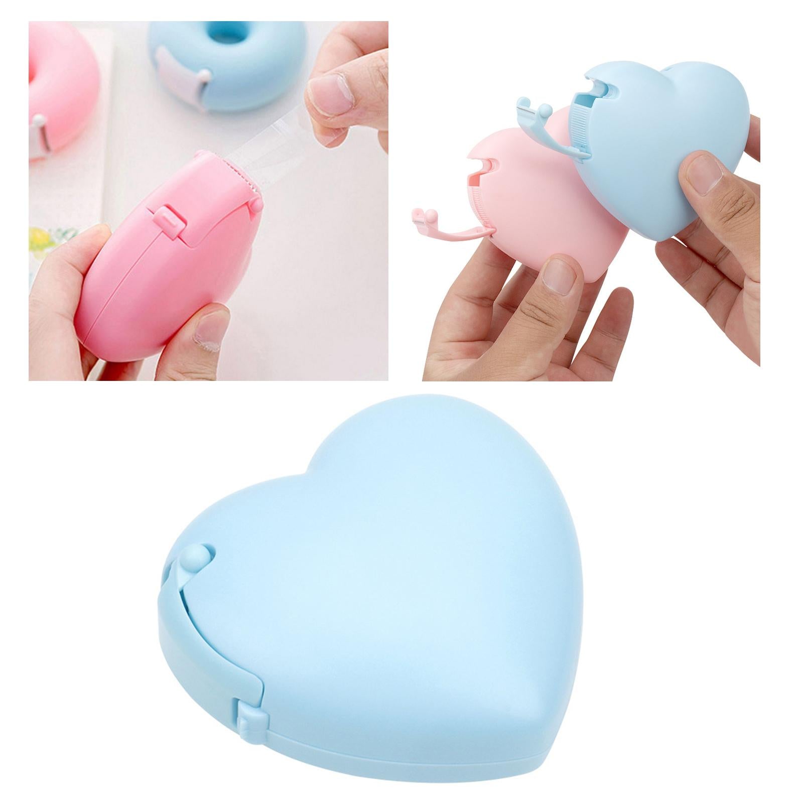 4xEyelash Tape Cutter Adhesive Tape Holder for Gift Wrapping Grafting Eyelash Blue