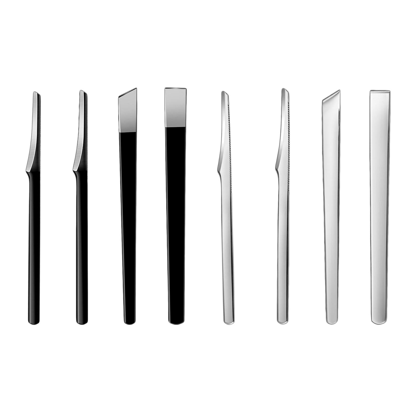 4xPedicure Knife Dead Skin Corn Foot Callus Remover Foot Scrubber foot Pedicure Silver 1Pcs