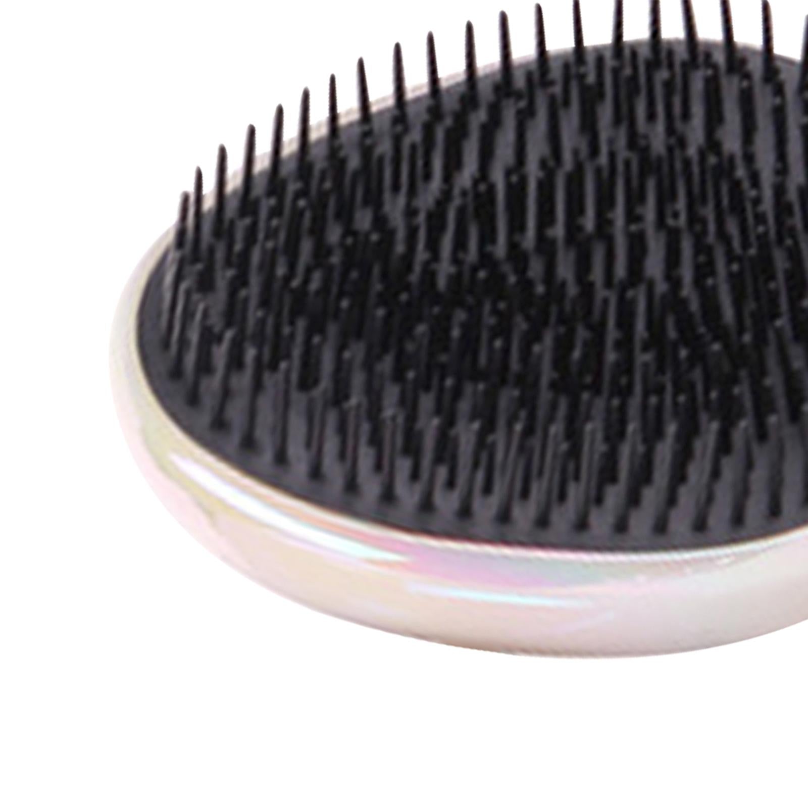 3xPortable Egg Shaped Hair Brush Scalp Massage Comb for Curly Long Thick Hair