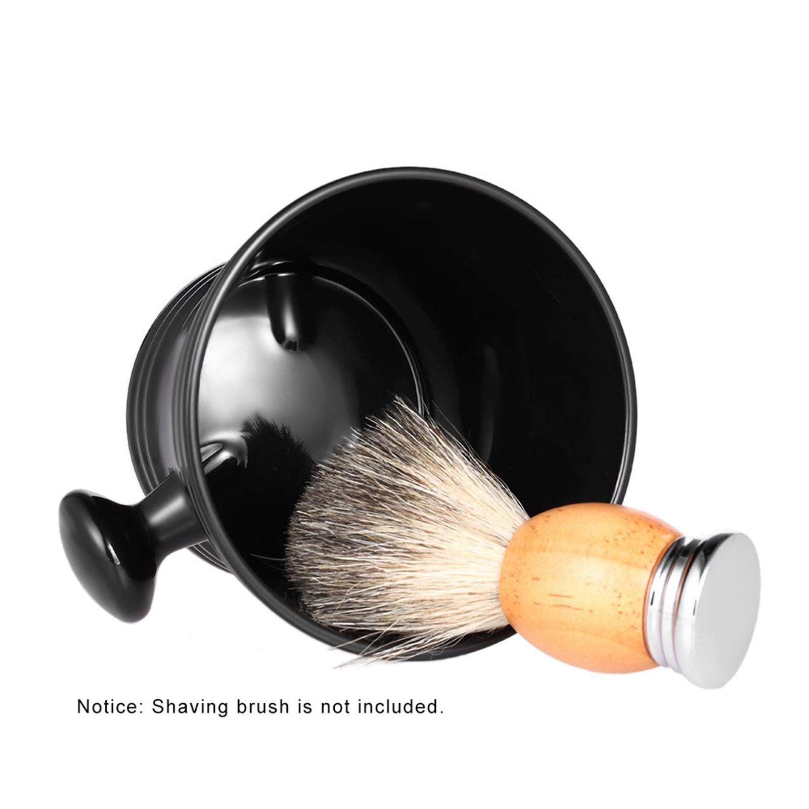 3xTraditional Shaving Soap Bowl Barber Cleaning Soap Cup Wide Mouth PP