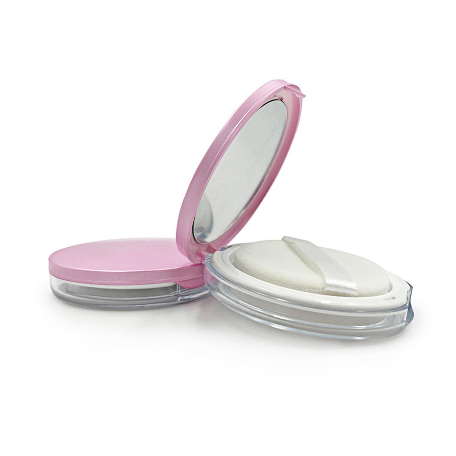2xLoose Powder Container Mini Compact Cosmetic Holder 3G for Household Travel Pink