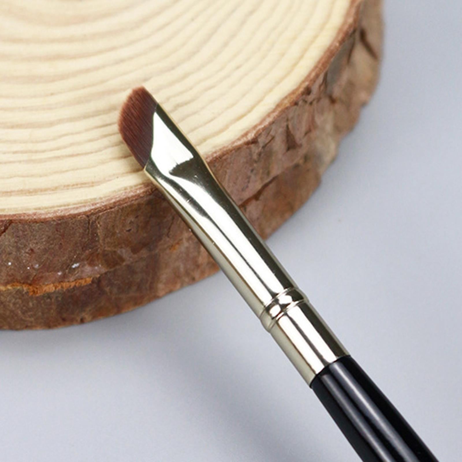 4xFine Angled Eyeliner Brush Eyebrow Brush for Makeup Artist Professional Style A