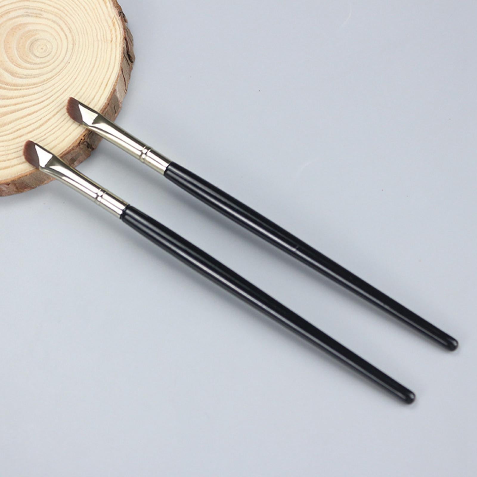 4xFine Angled Eyeliner Brush Eyebrow Brush for Makeup Artist Professional Style A