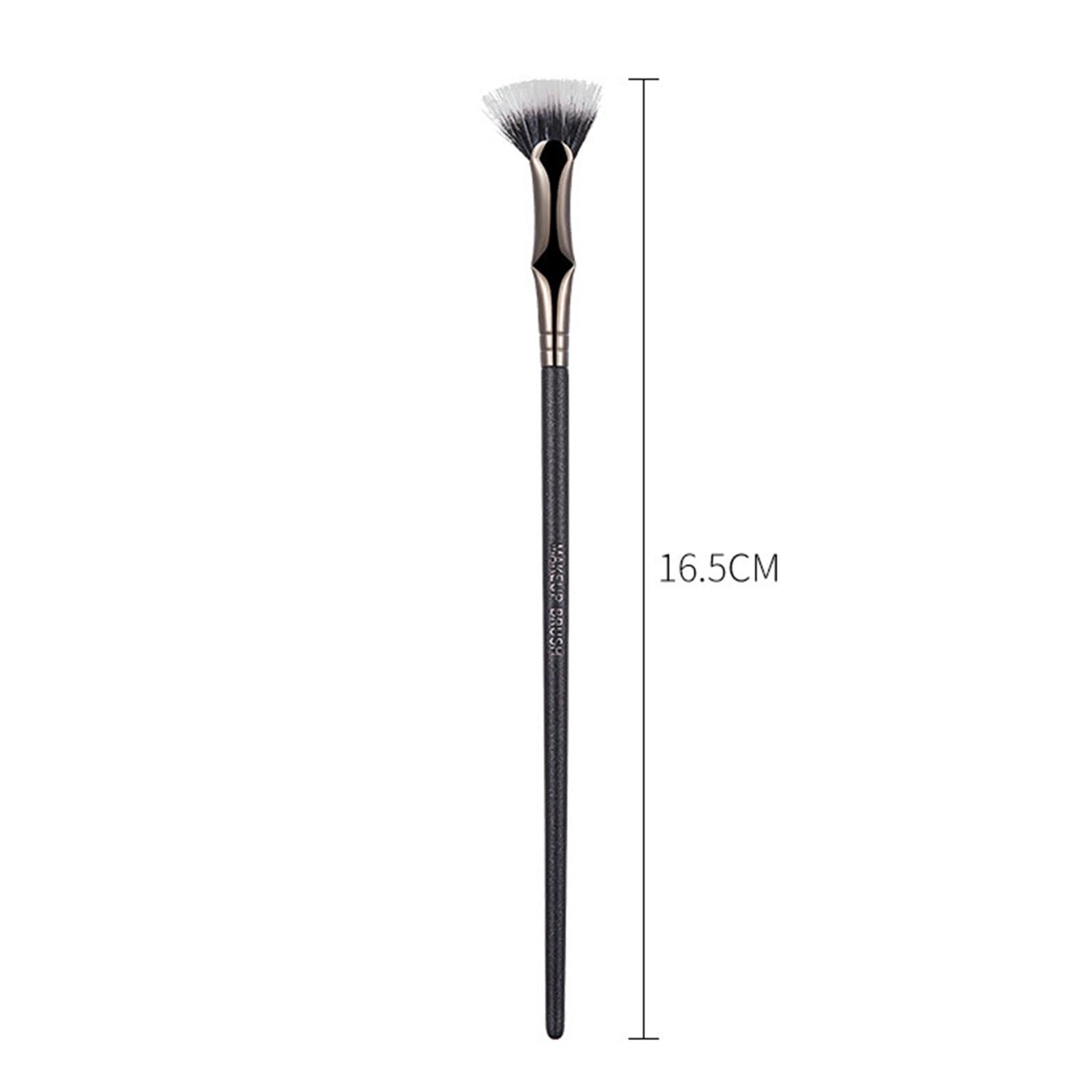 4xEyelash Eyebrow Brush Fan Shape Cosmetic Applicator for Natural Lashes