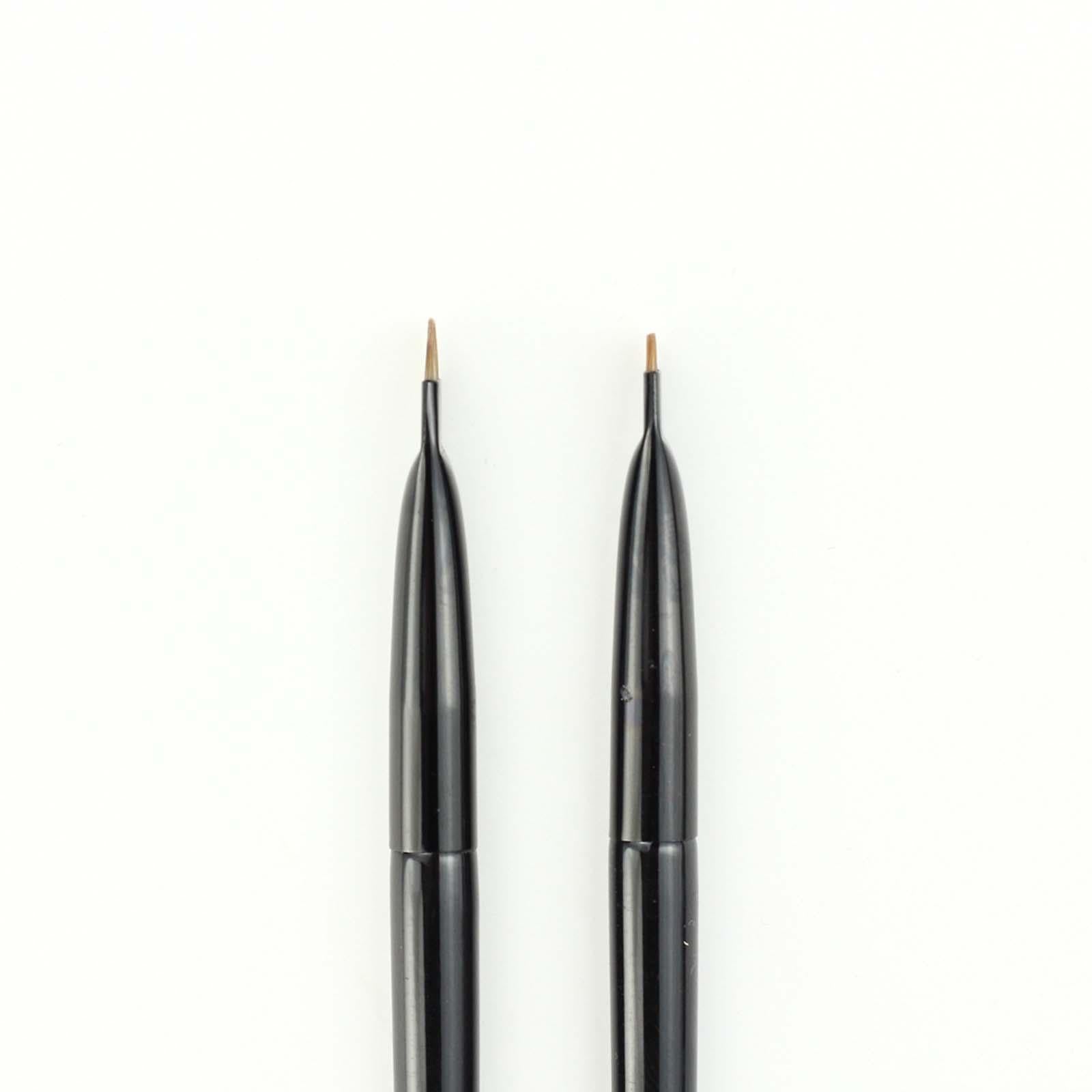 4xEyeliner Brush Winged Liner Brush Beauty Cosmetic Tool for Home salon Angled brush