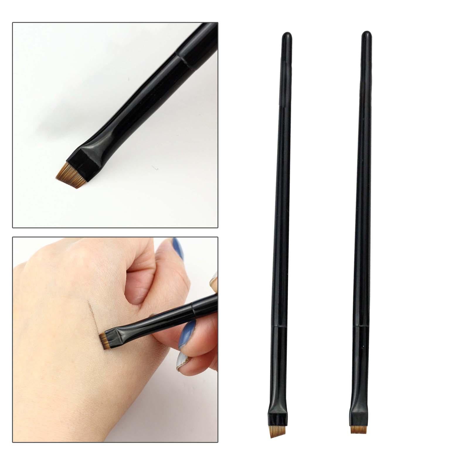 4xEyeliner Brush Winged Liner Brush Beauty Cosmetic Tool for Home salon Angled brush