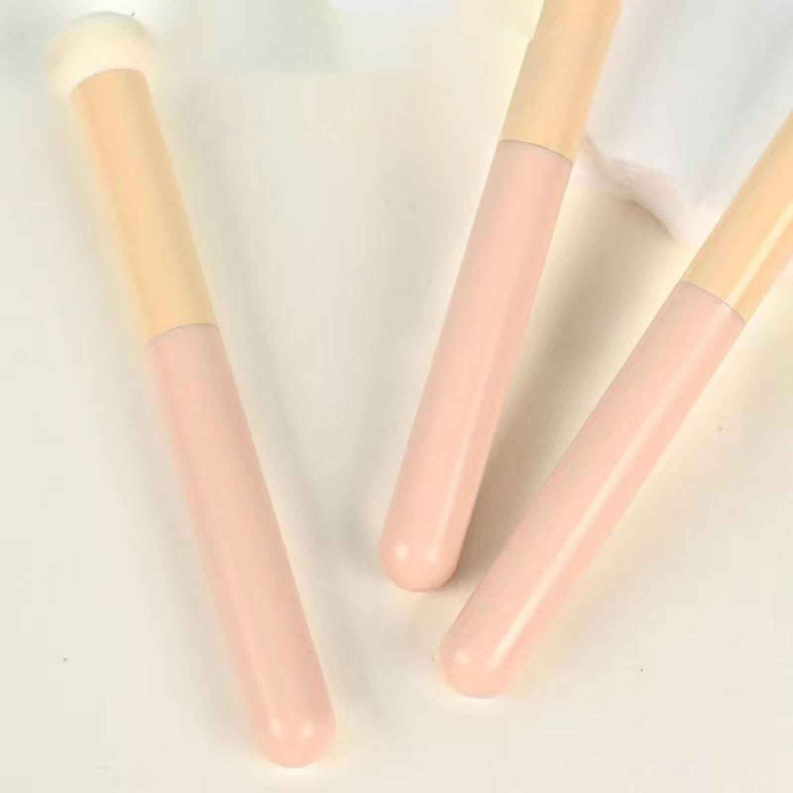 Portable Concealer Makeup Brush Uniquely Shaped Round Tip Soft for Girls Style C