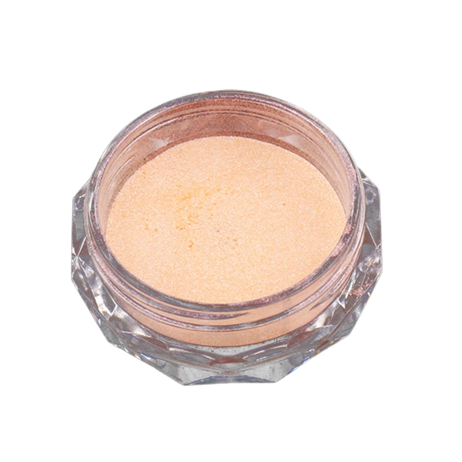 4xChrome Nail Powder Iridescent Pearlescent Mirror Effect for Professionals Orange