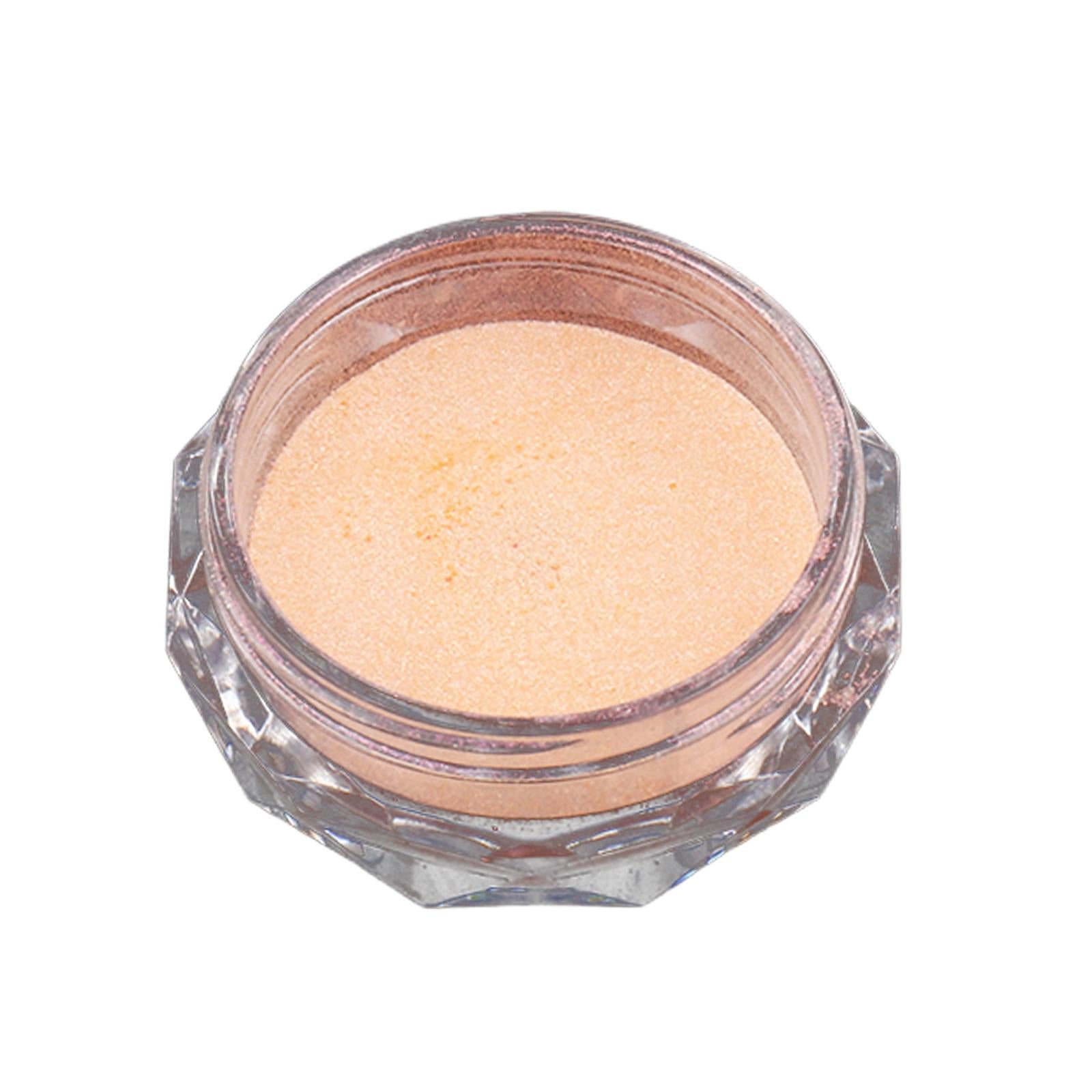 4xChrome Nail Powder Iridescent Pearlescent Mirror Effect for Professionals Orange