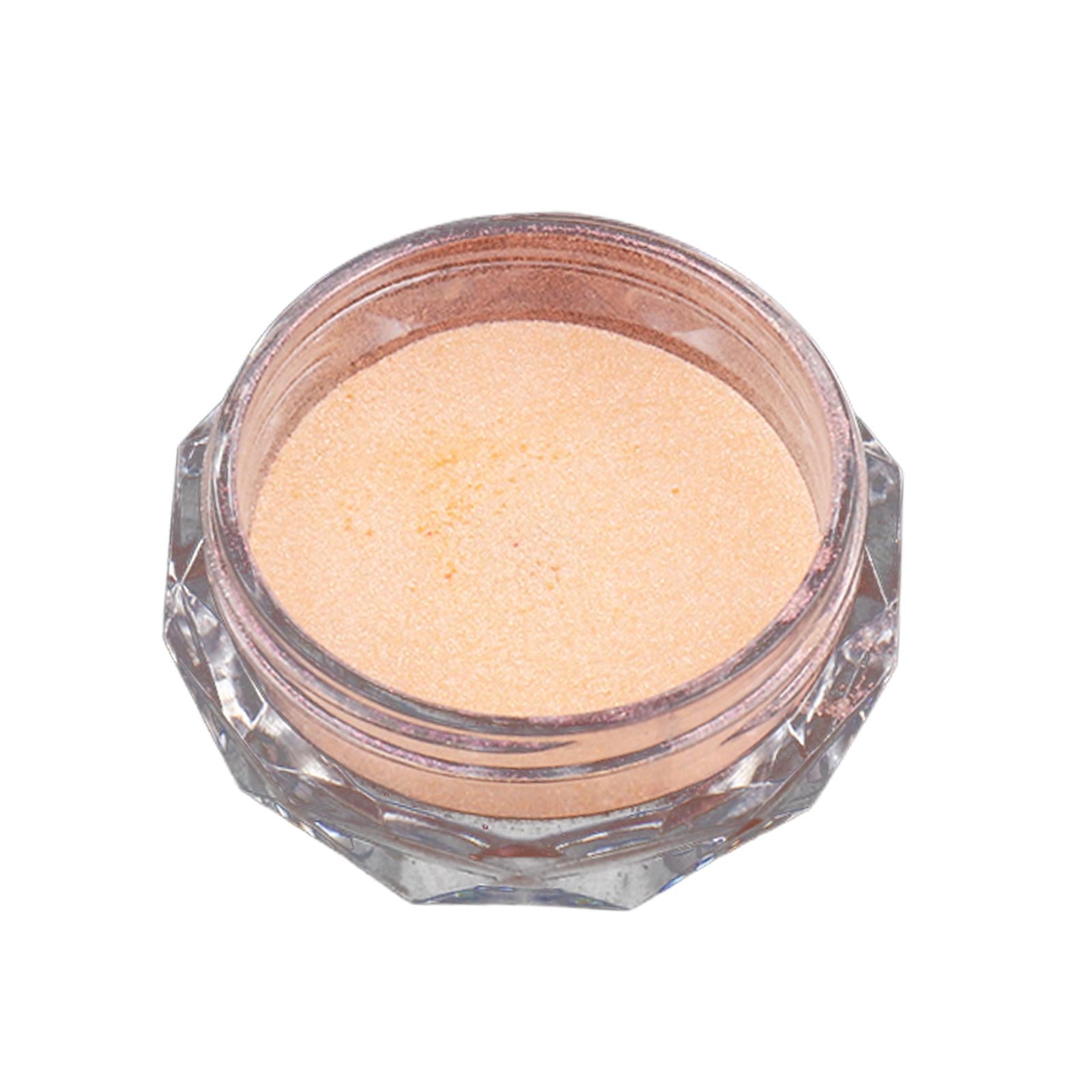 2xChrome Nail Powder Iridescent Pearlescent Mirror Effect for Professionals Orange