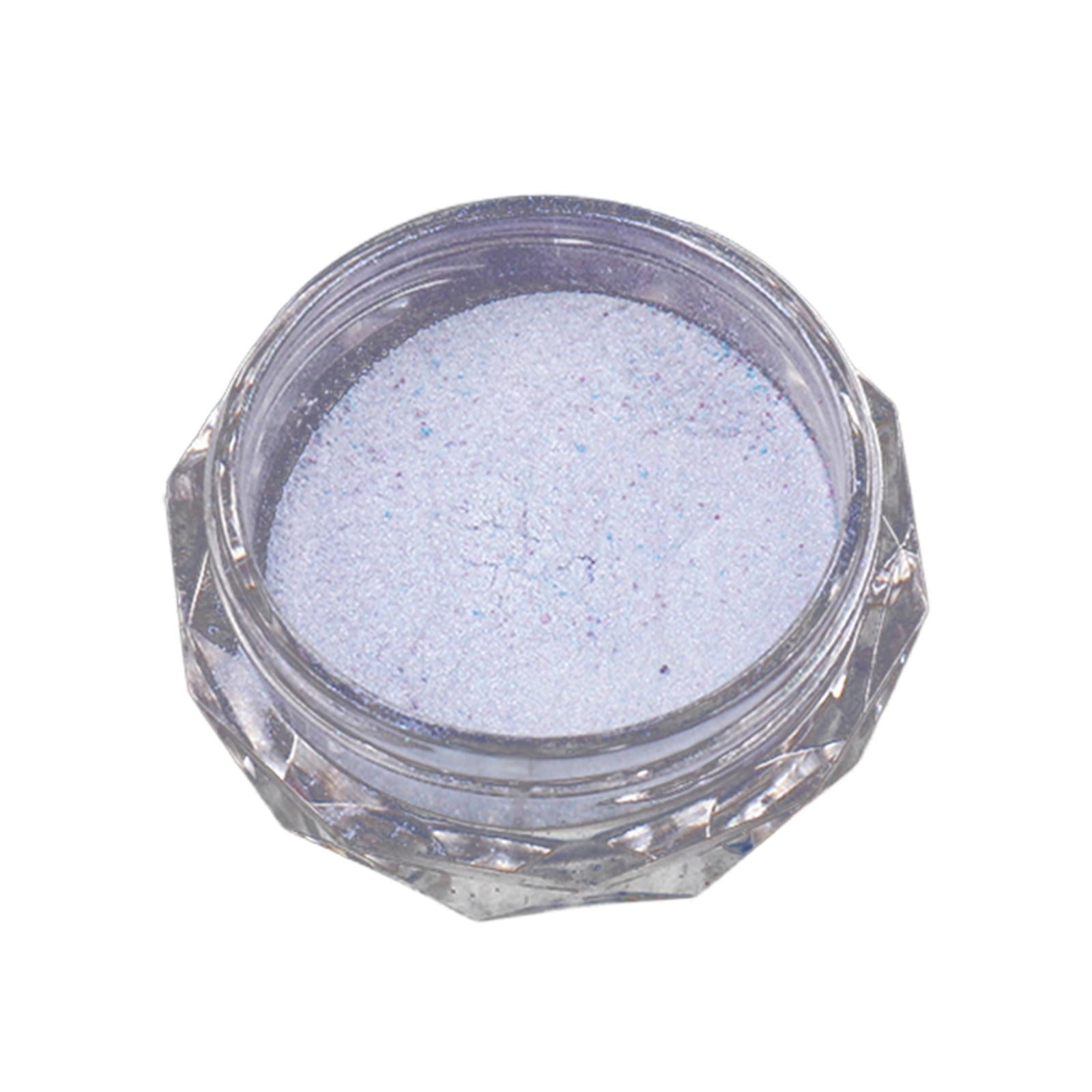 2xChrome Nail Powder Iridescent Pearlescent Mirror Effect for Professionals Deep Purple