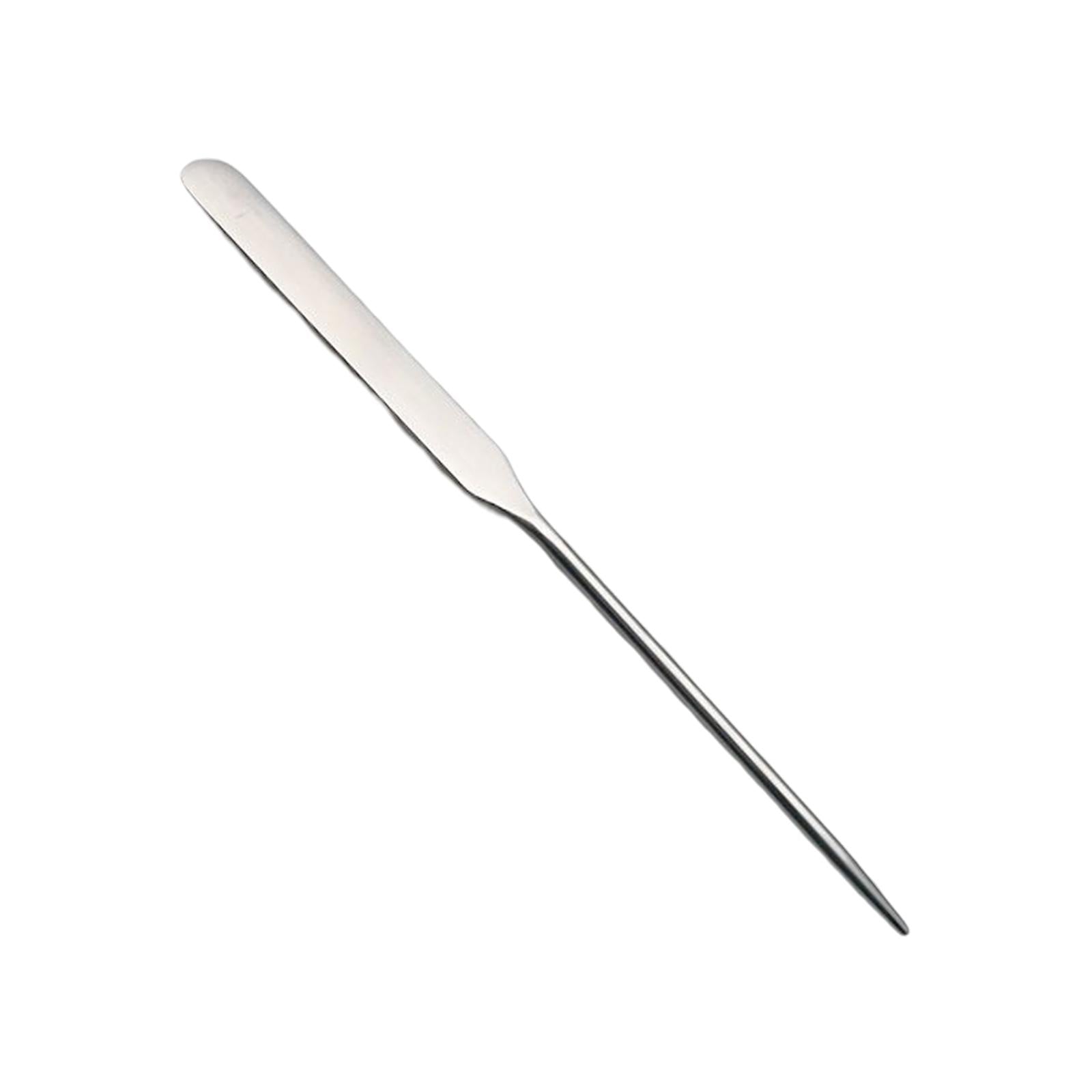 3xMakeup Spatulas for Girls Women for Palette Mixing and Sampling Foundation Argent