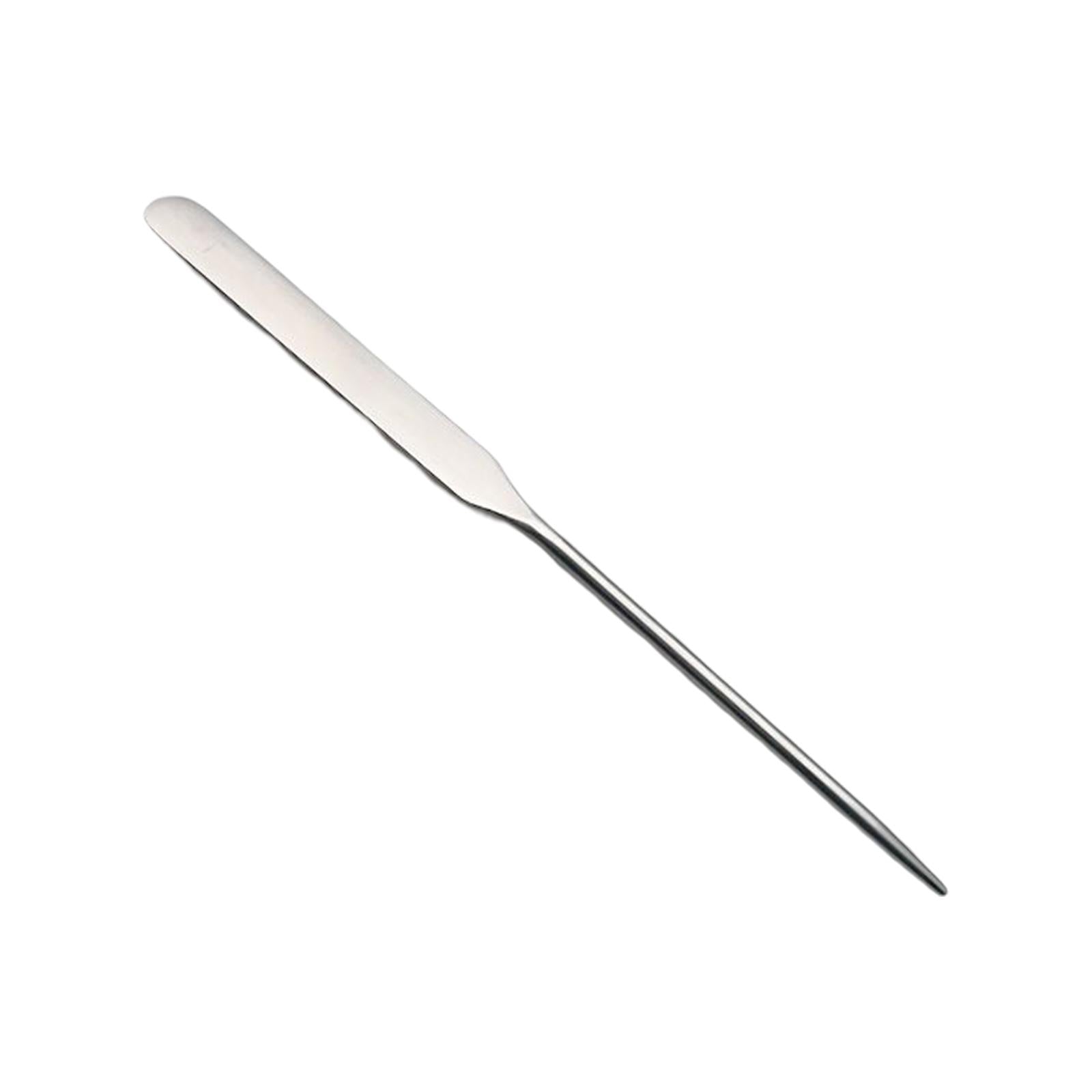 3xMakeup Spatulas for Girls Women for Palette Mixing and Sampling Foundation Argent