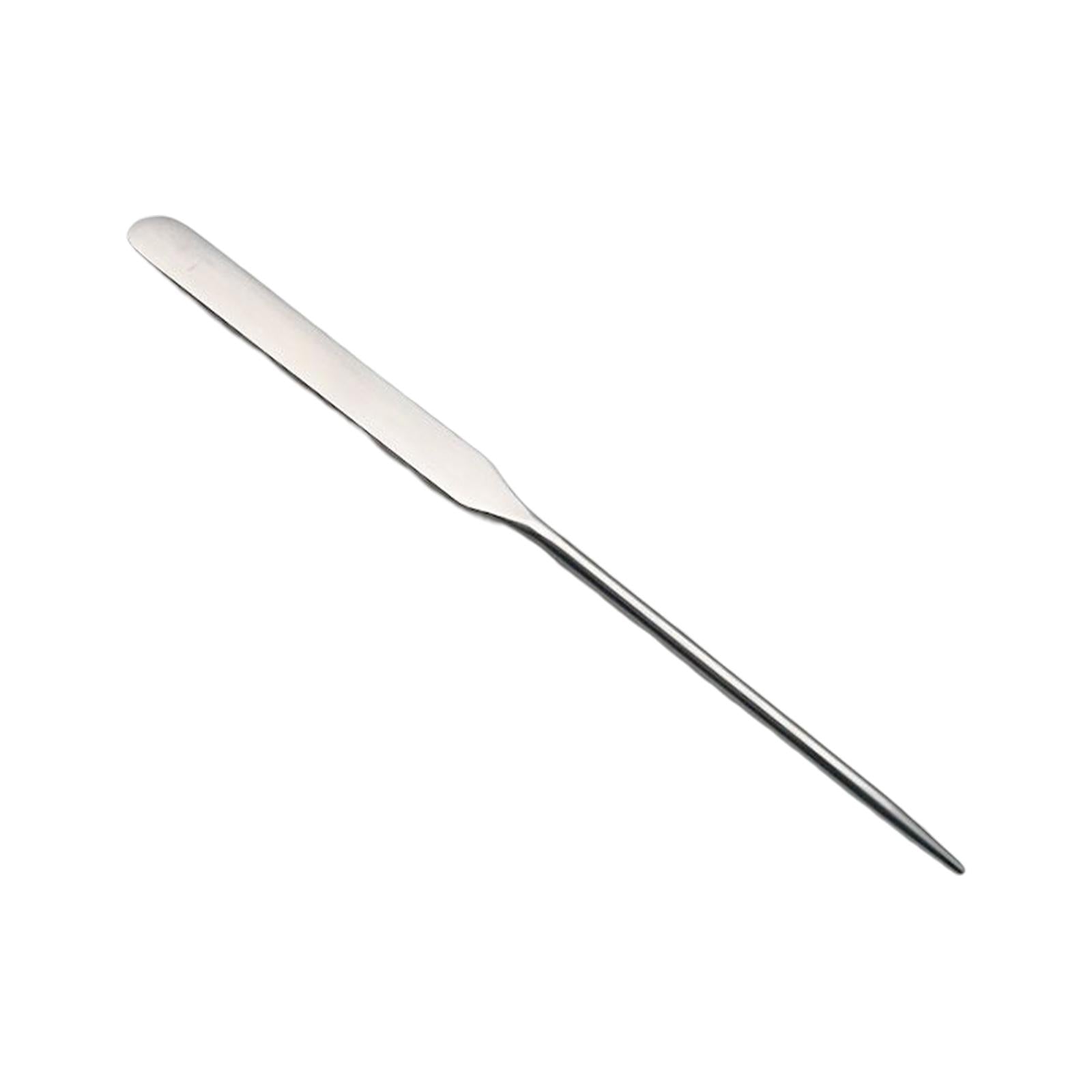4xMakeup Spatulas for Girls Women for Palette Mixing and Sampling Foundation Argent