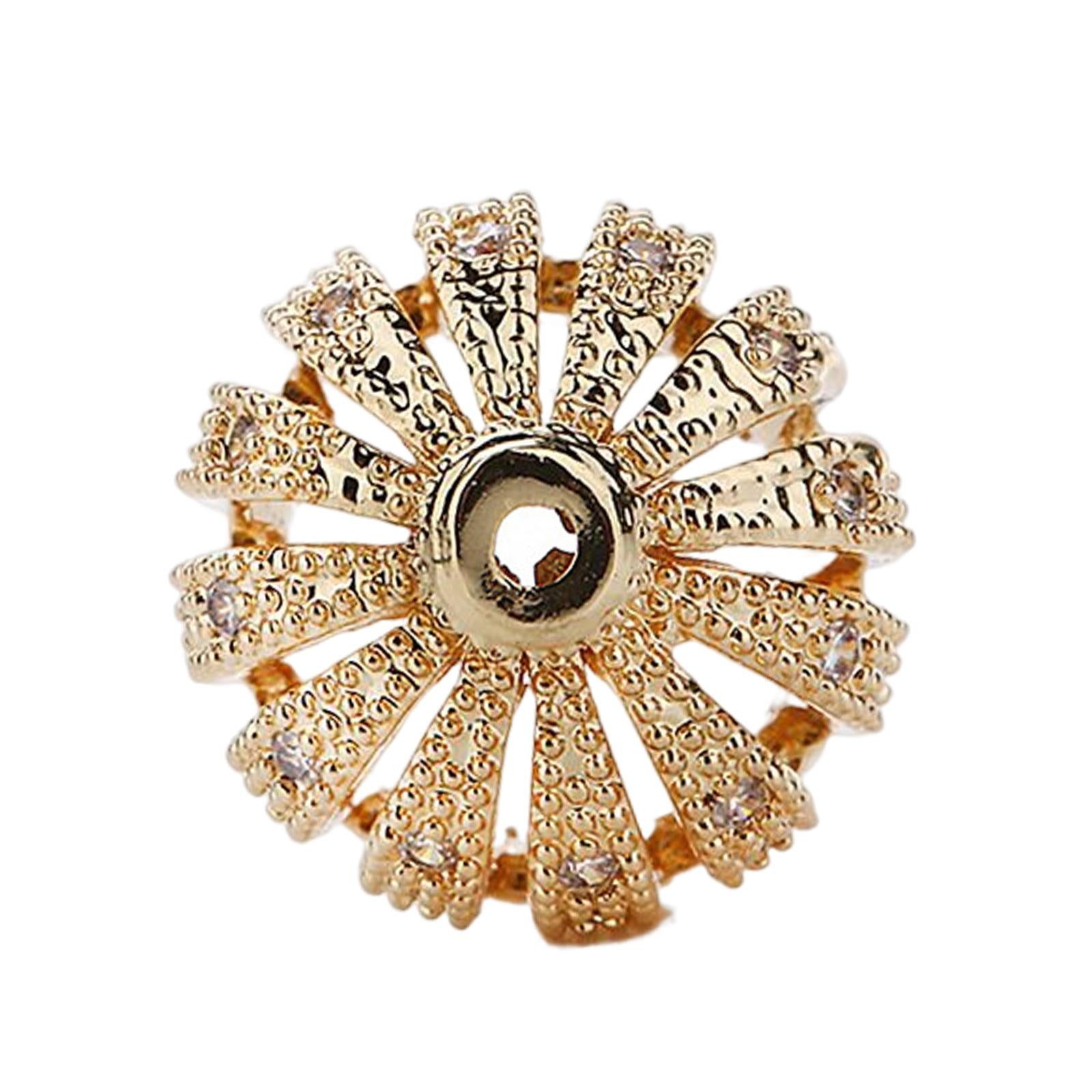 3x1Pcs Crown Bead Charms 3D Mini Lovely for Bracelets Necklace Brooch Wedding C